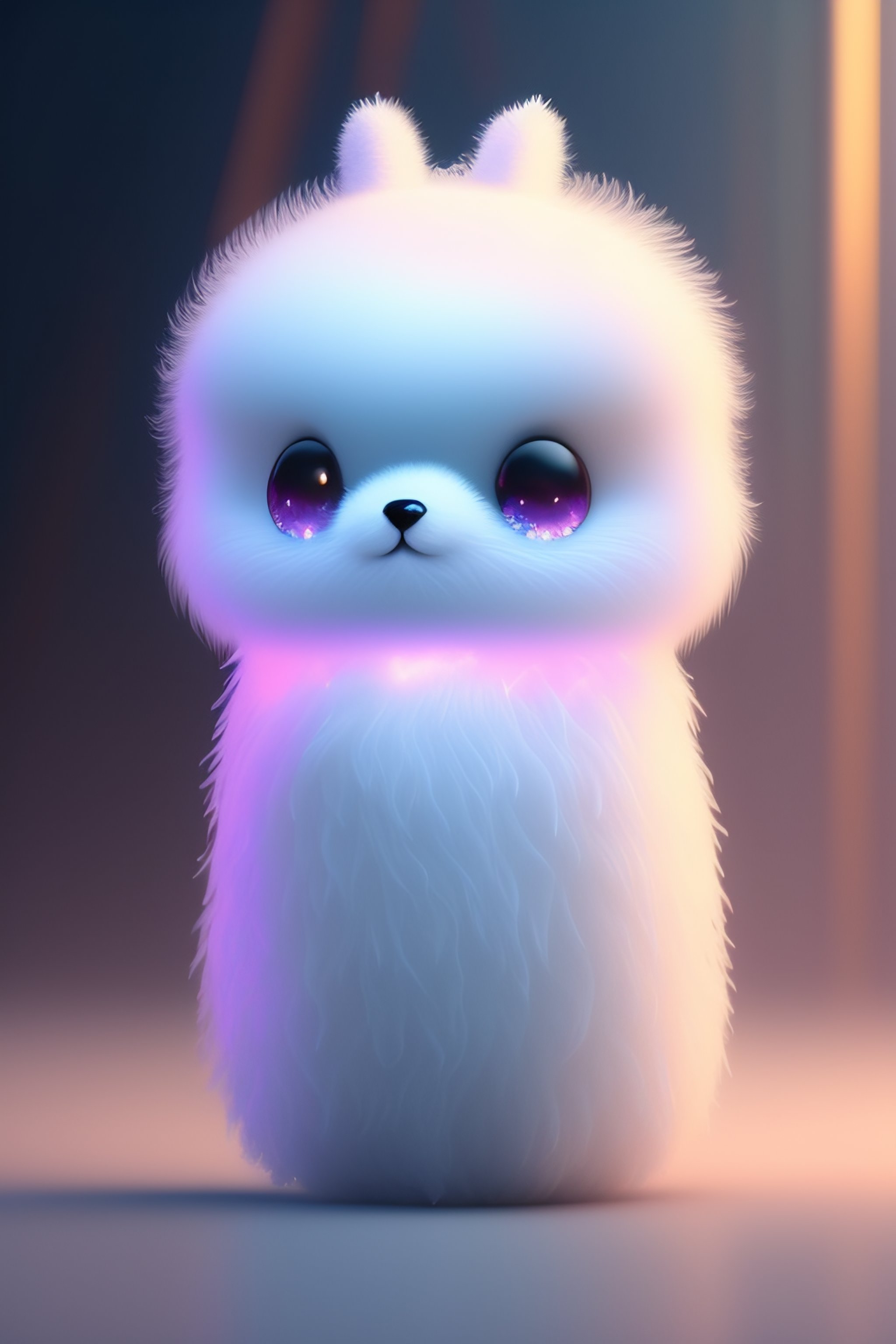 Lexica - CUTE AND ADORABLE CARTOON FLUFFY GHOST, PARTY, FANTASY ...