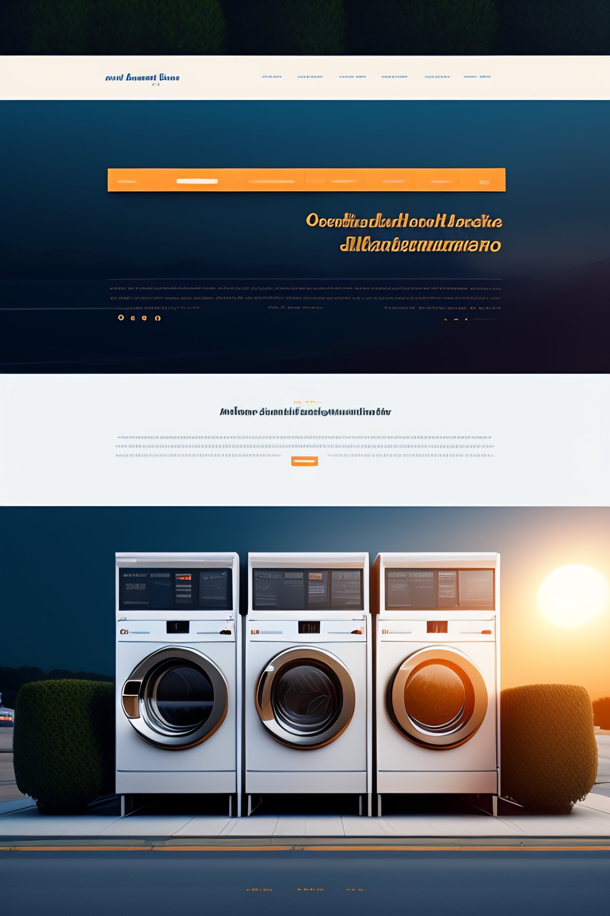 Lexica - Beautiful landing for a modern laundromat website, NYC, design ...