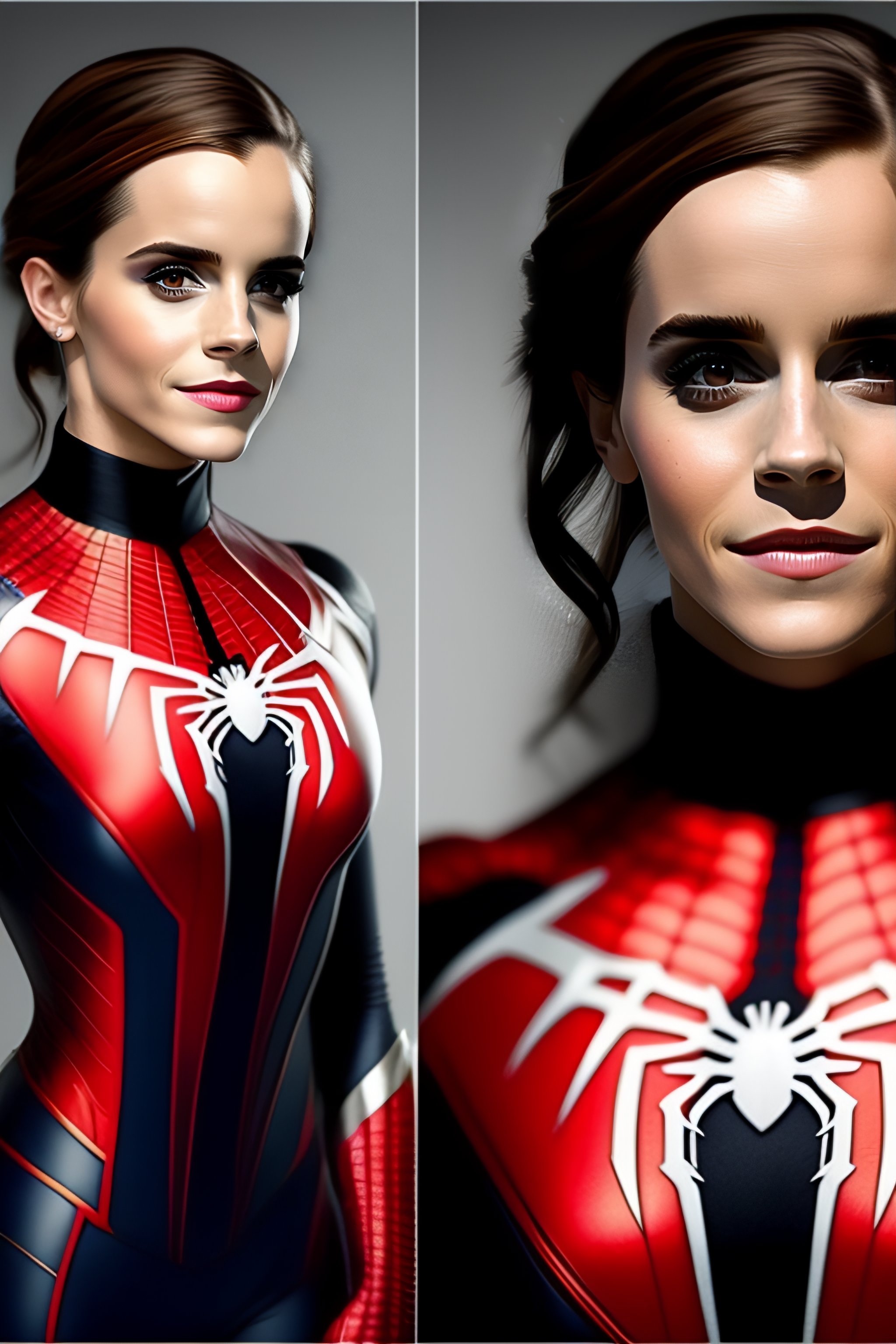 Emma Watson With The Spider Man Costume