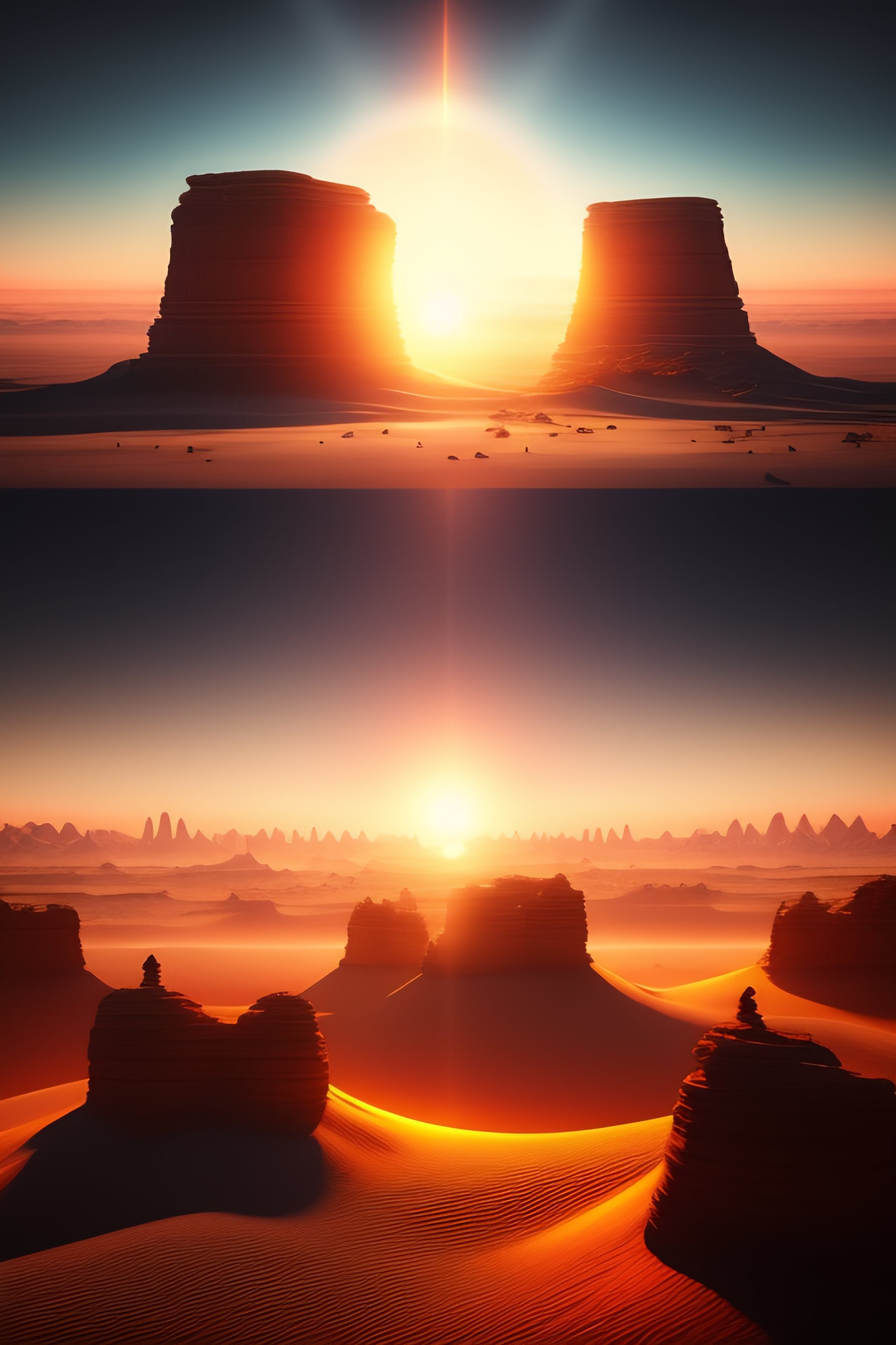 Lexica - A cinematic!!! spaceship futuristic planet, large diffused ...
