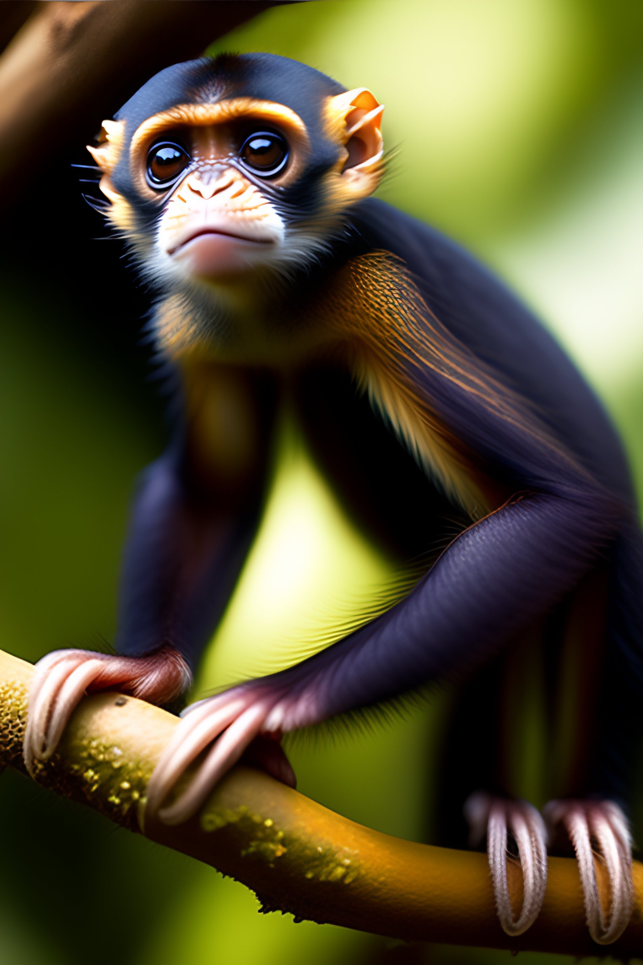 Lexica - Spider monkey pixar