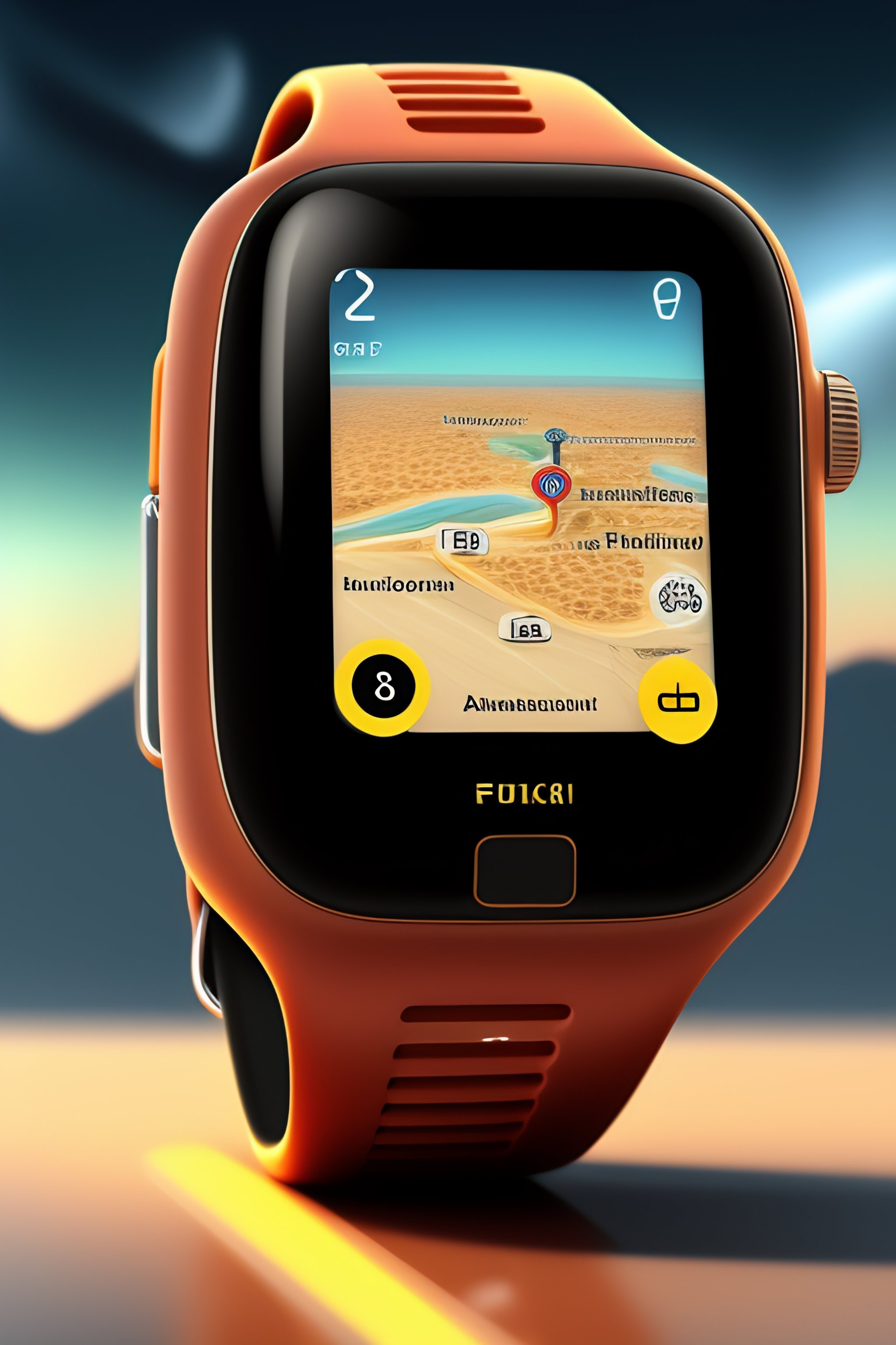 Lexica - Watch of the futur with gps system