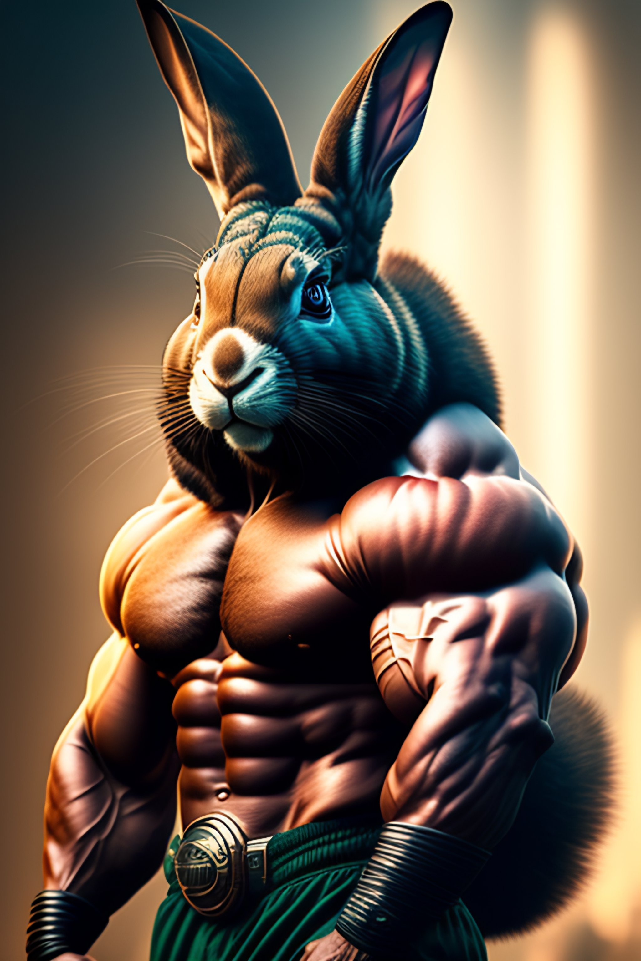 Lexica - A female muscle rabbit