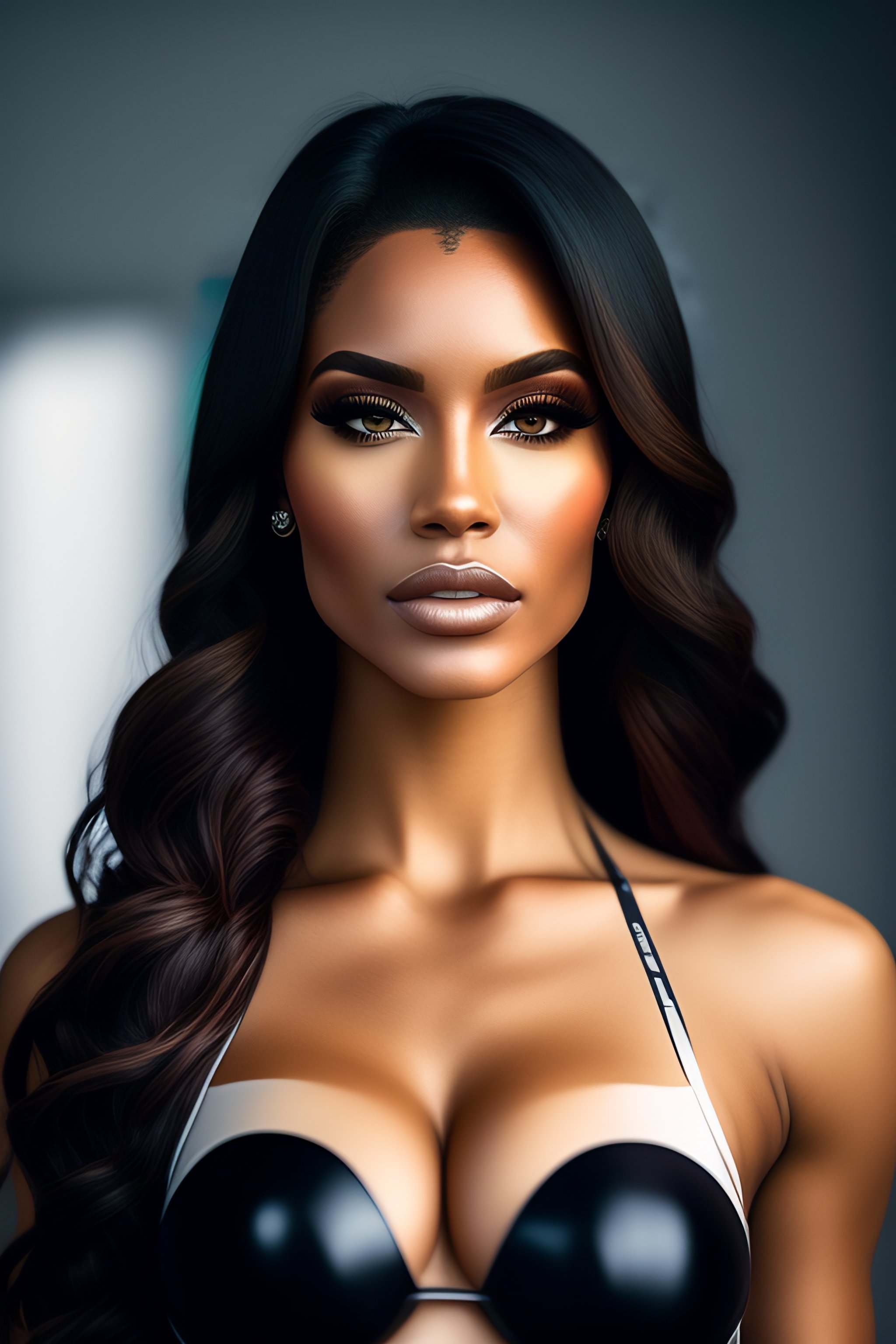 Lexica - Portrait of a sexy instagram model, super realistic