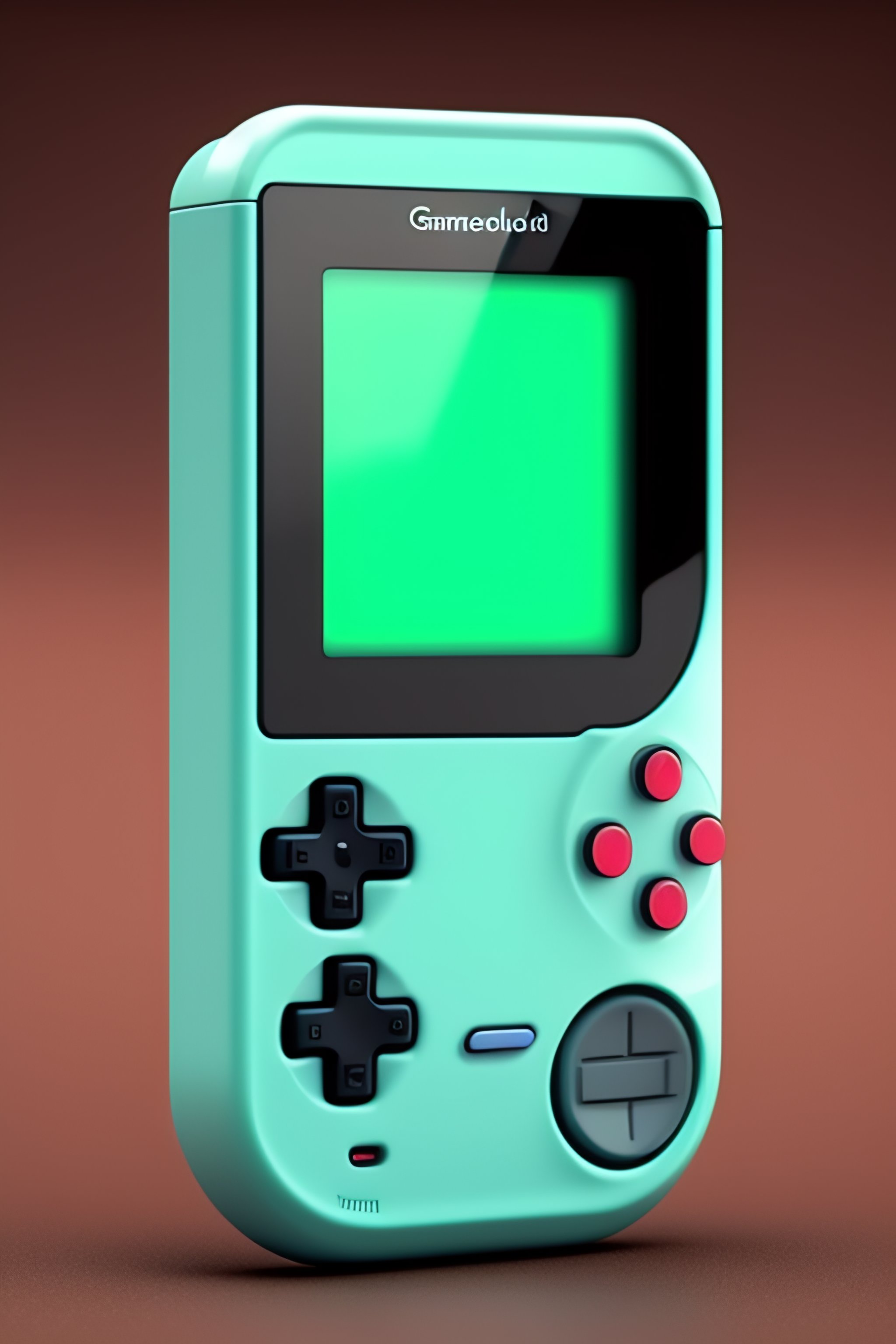 Lexica - Render of a cute gameboy