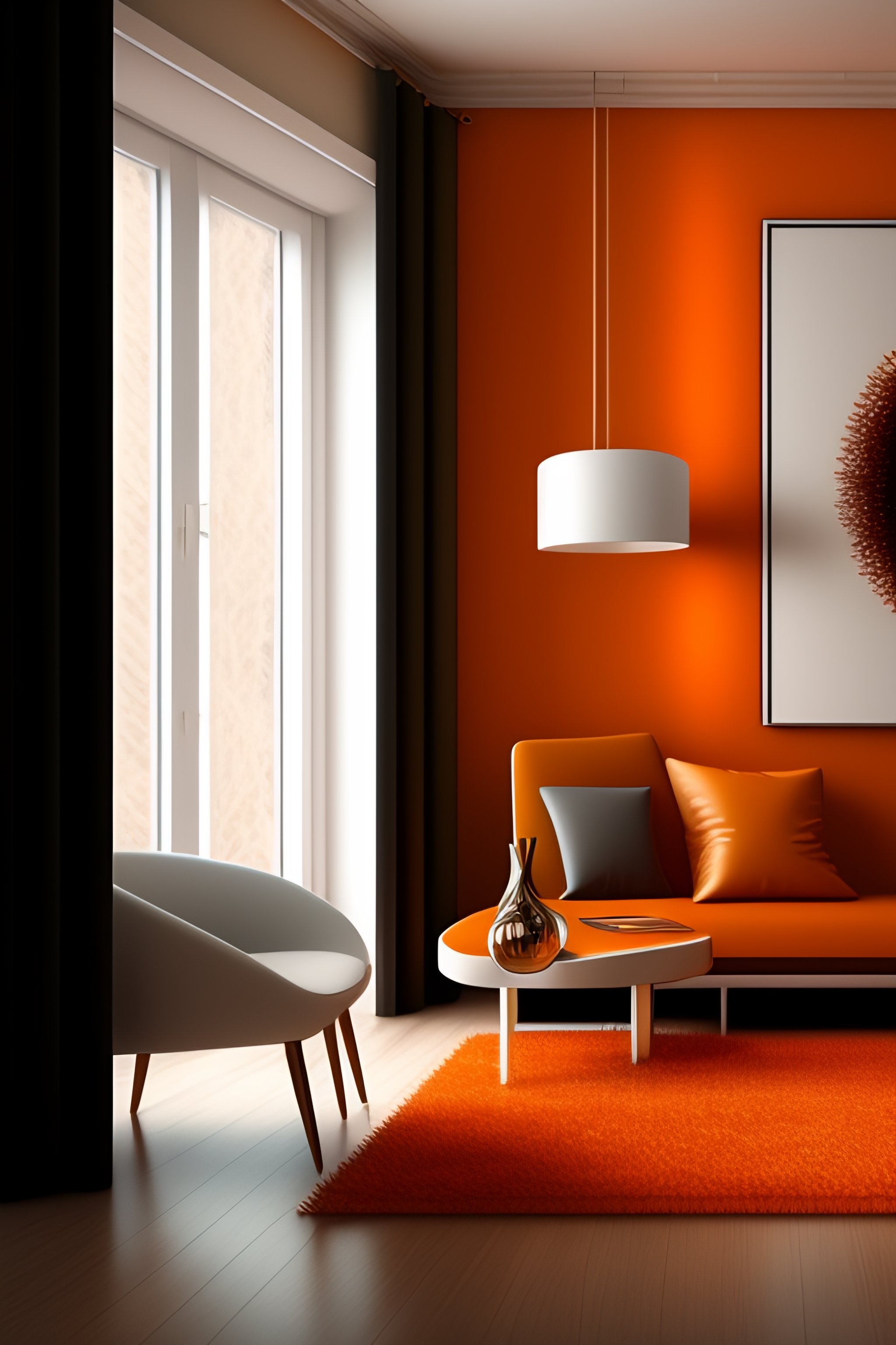 lexica-orange-and-white-living-room-contemporary-1950s-style