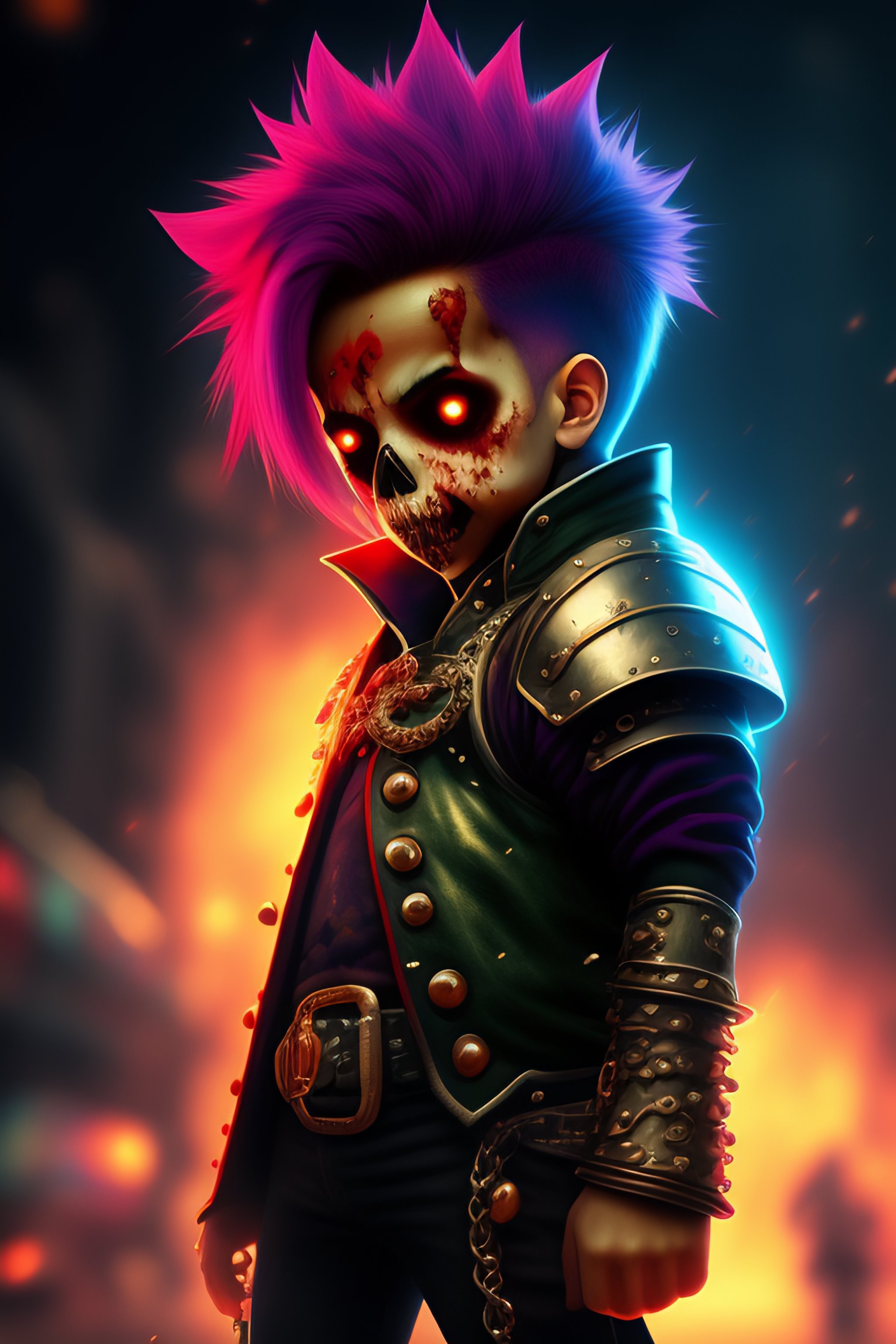 Lexica - Zombie is a cute punk has sword