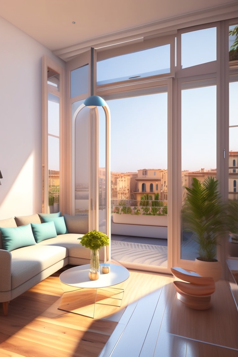 Lexica - Bright living room that includes an open kitchen, with two ...