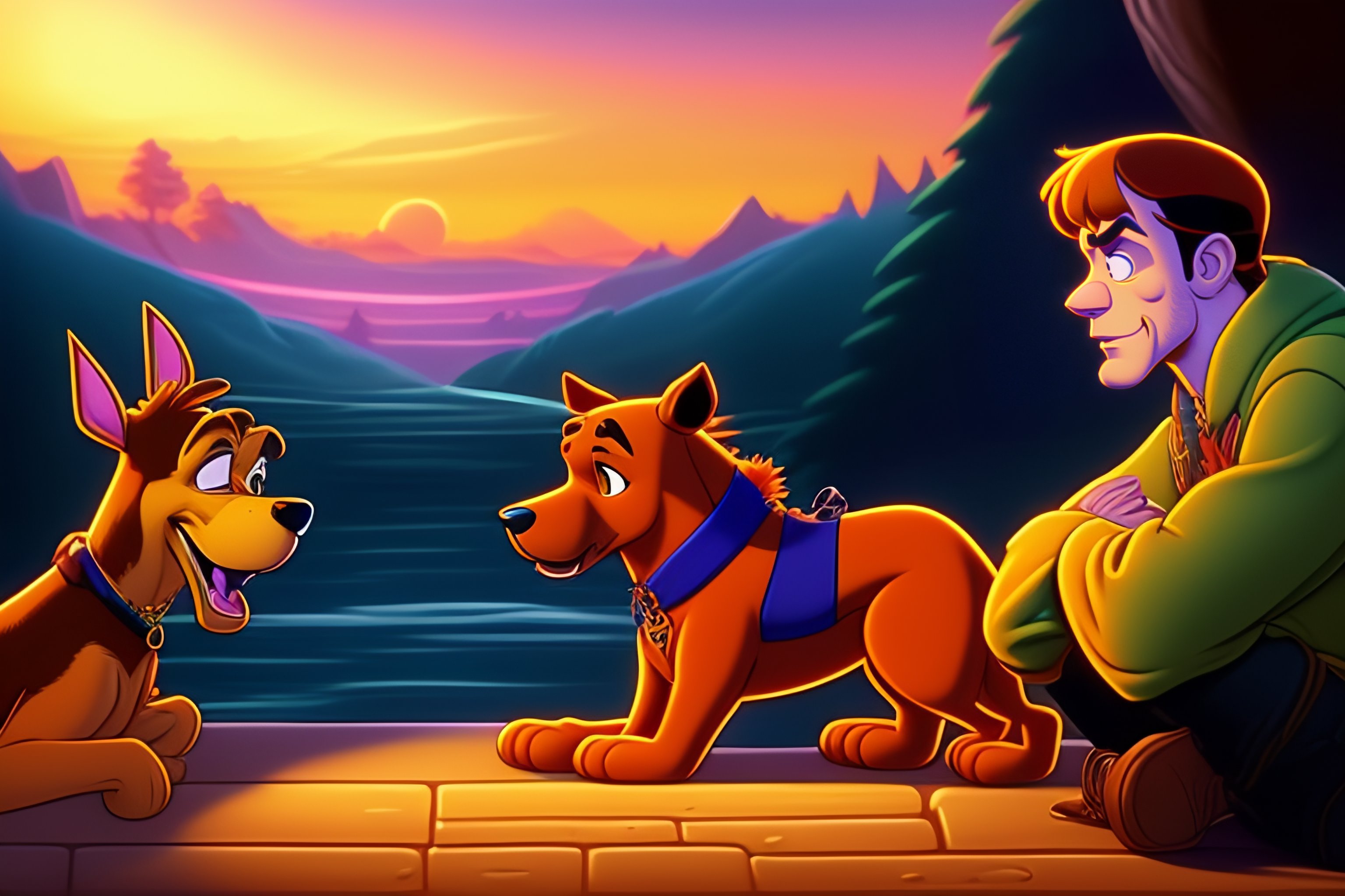 scooby doo art