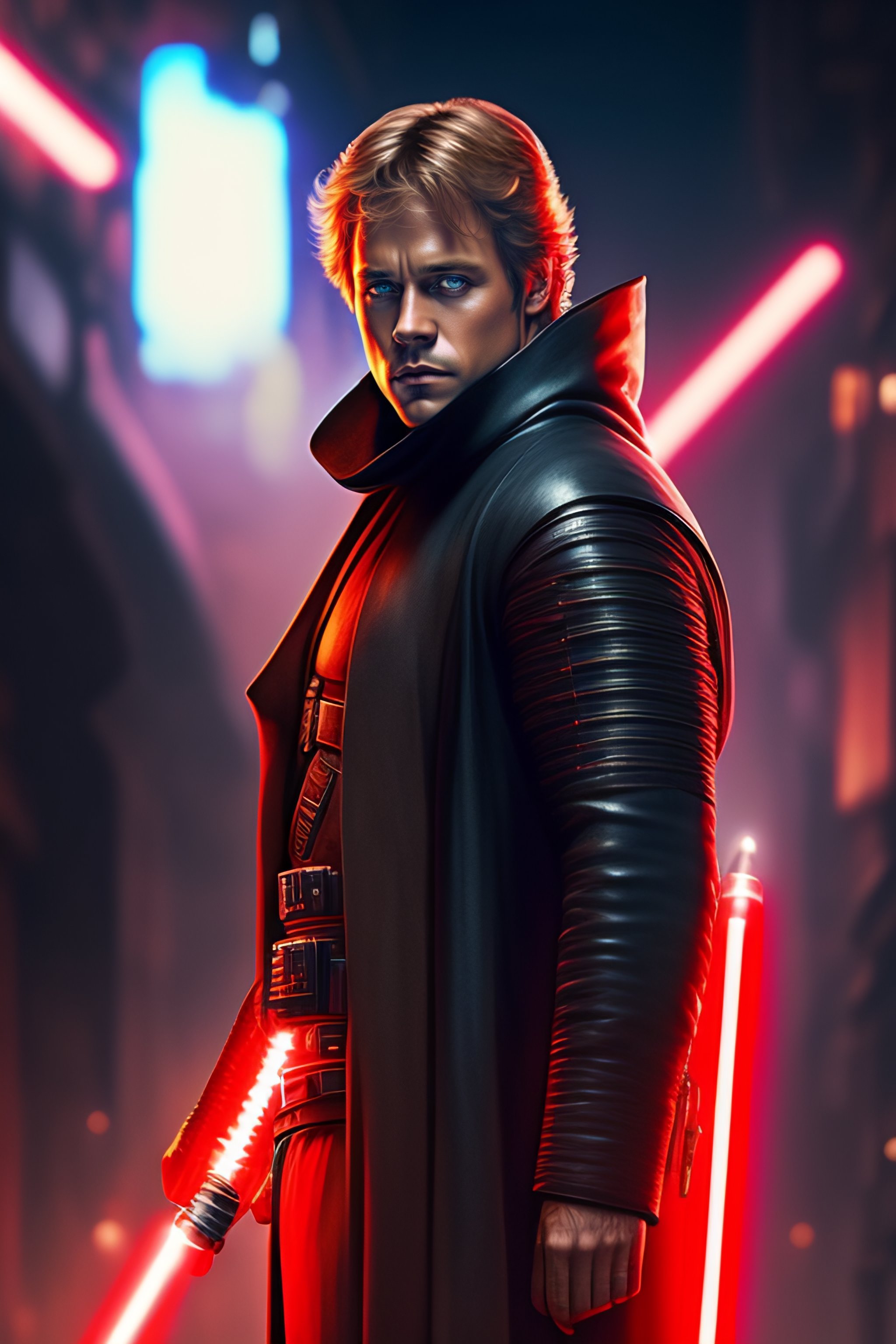 Jedi with hot sale red lightsaber