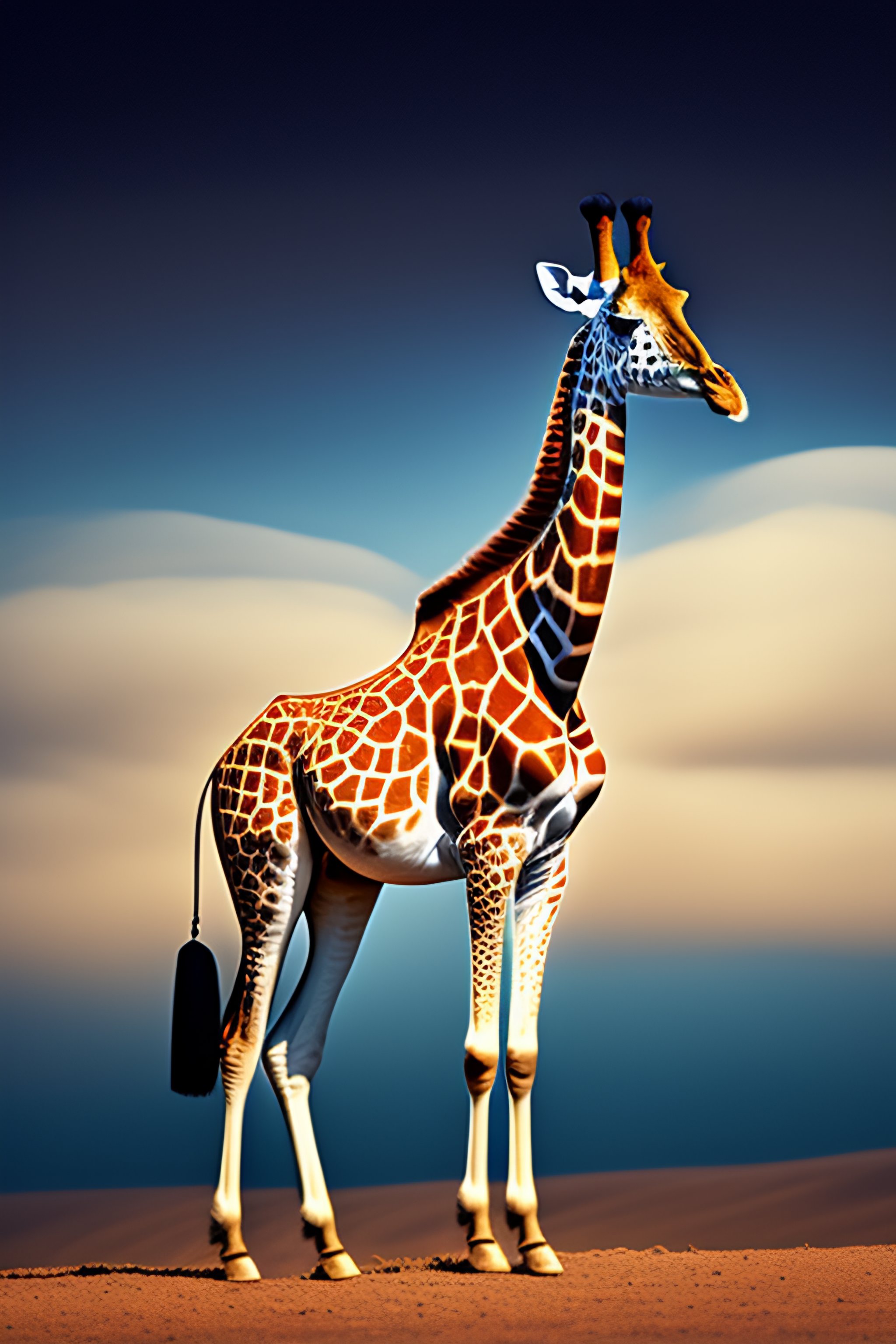 Lexica Giraffe on high heels