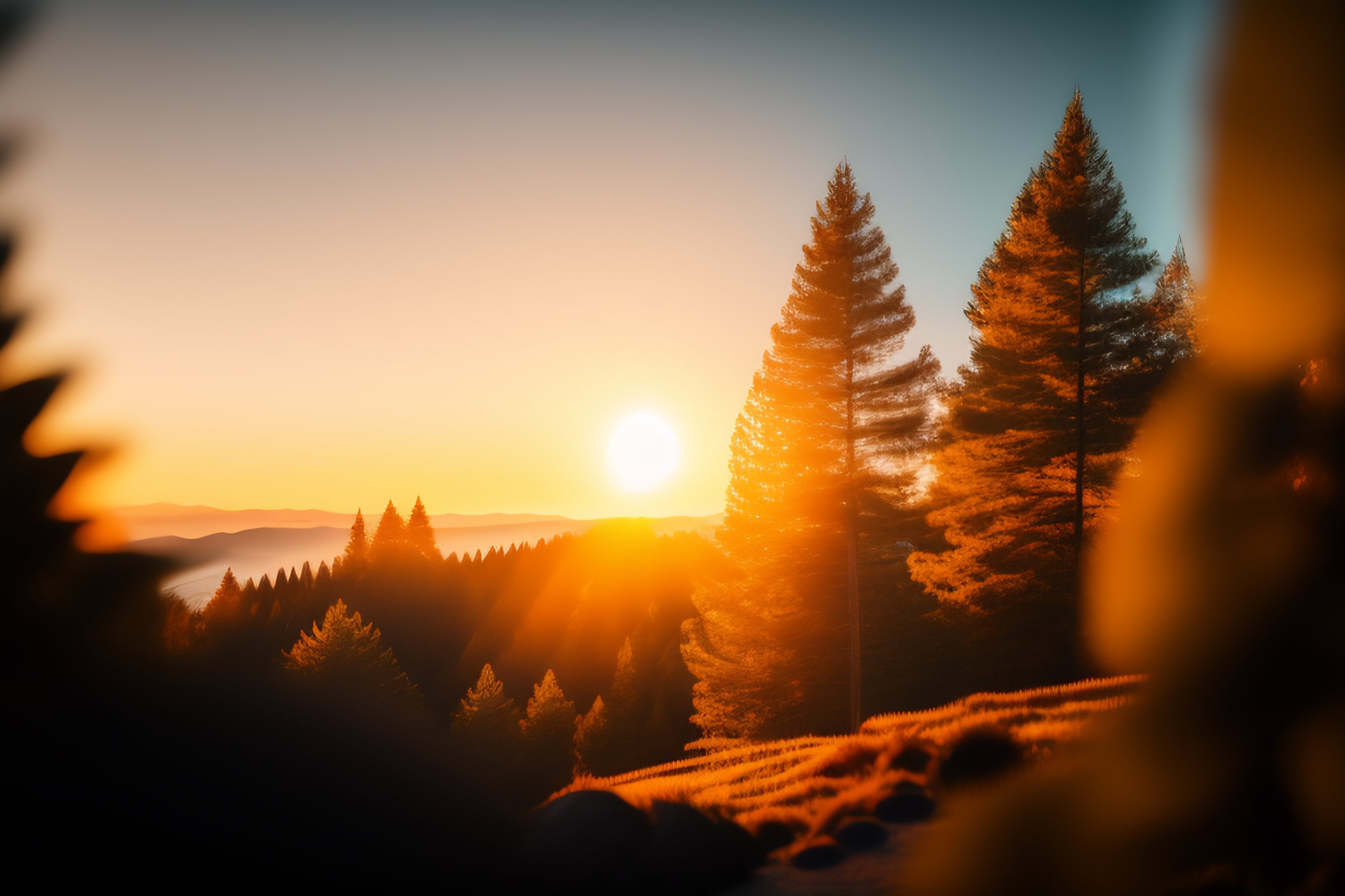 Lexica - Beautiful forest sunny landscape Canon 1DX Mark III, Canon EF ...