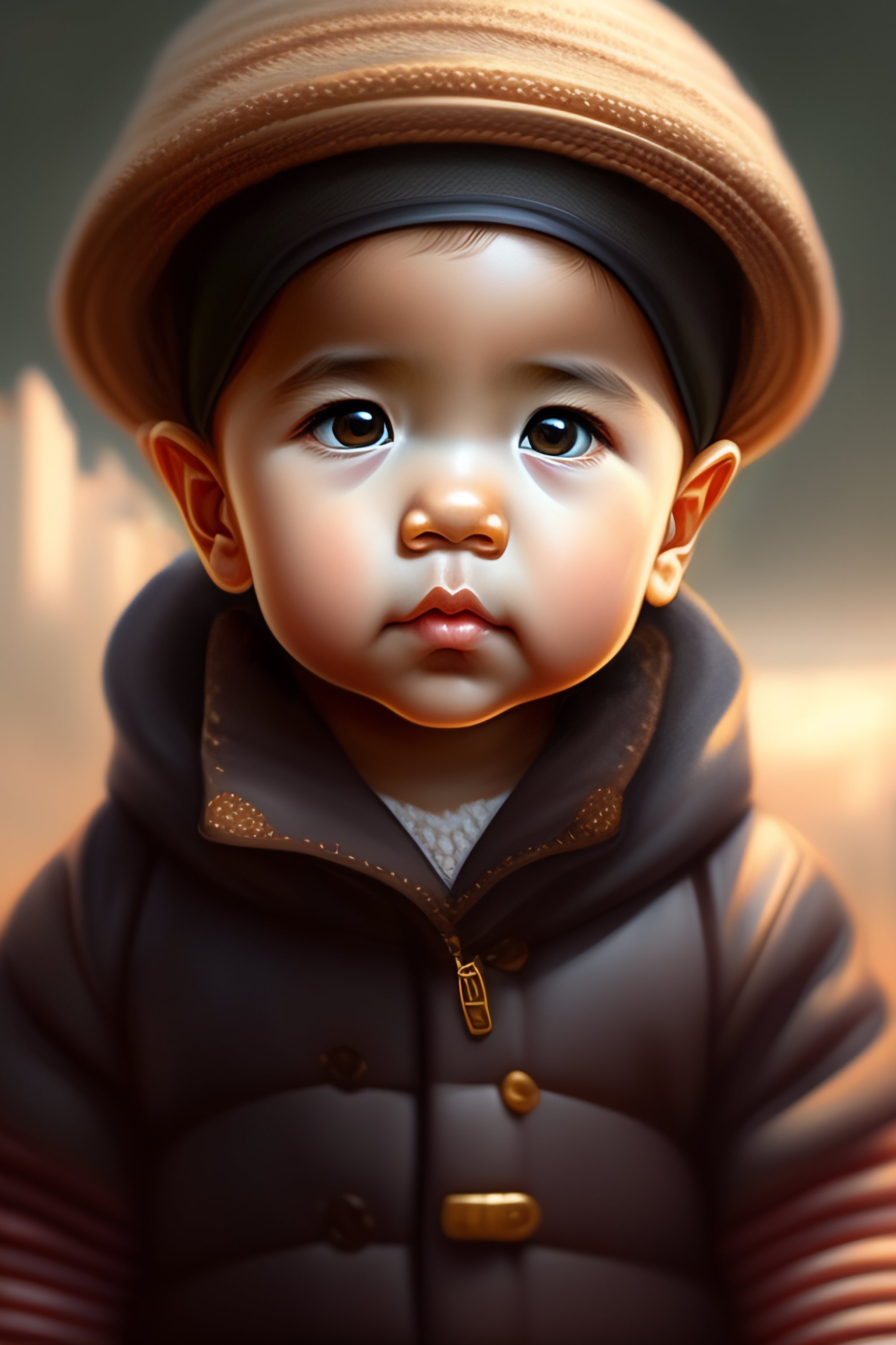 Lexica - Cute and adorable baby, surrealism ultrarealistic width : 8 3 ...