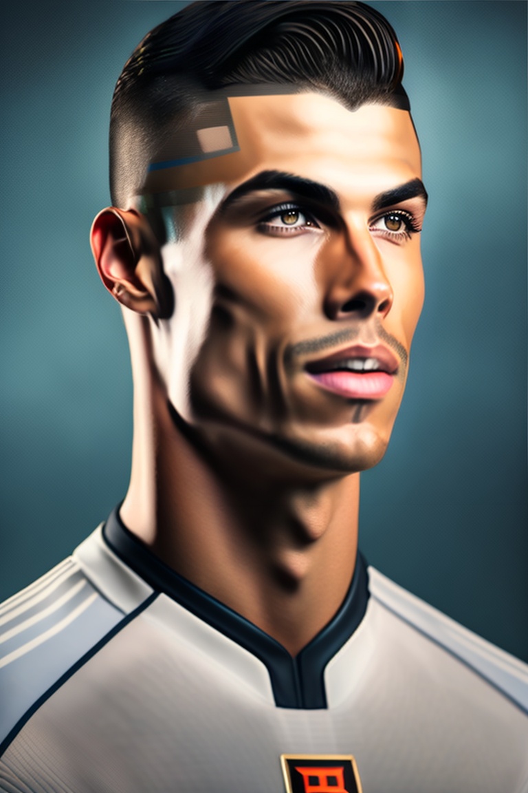 Lexica - An image of christiano ronaldo, his face should be clear