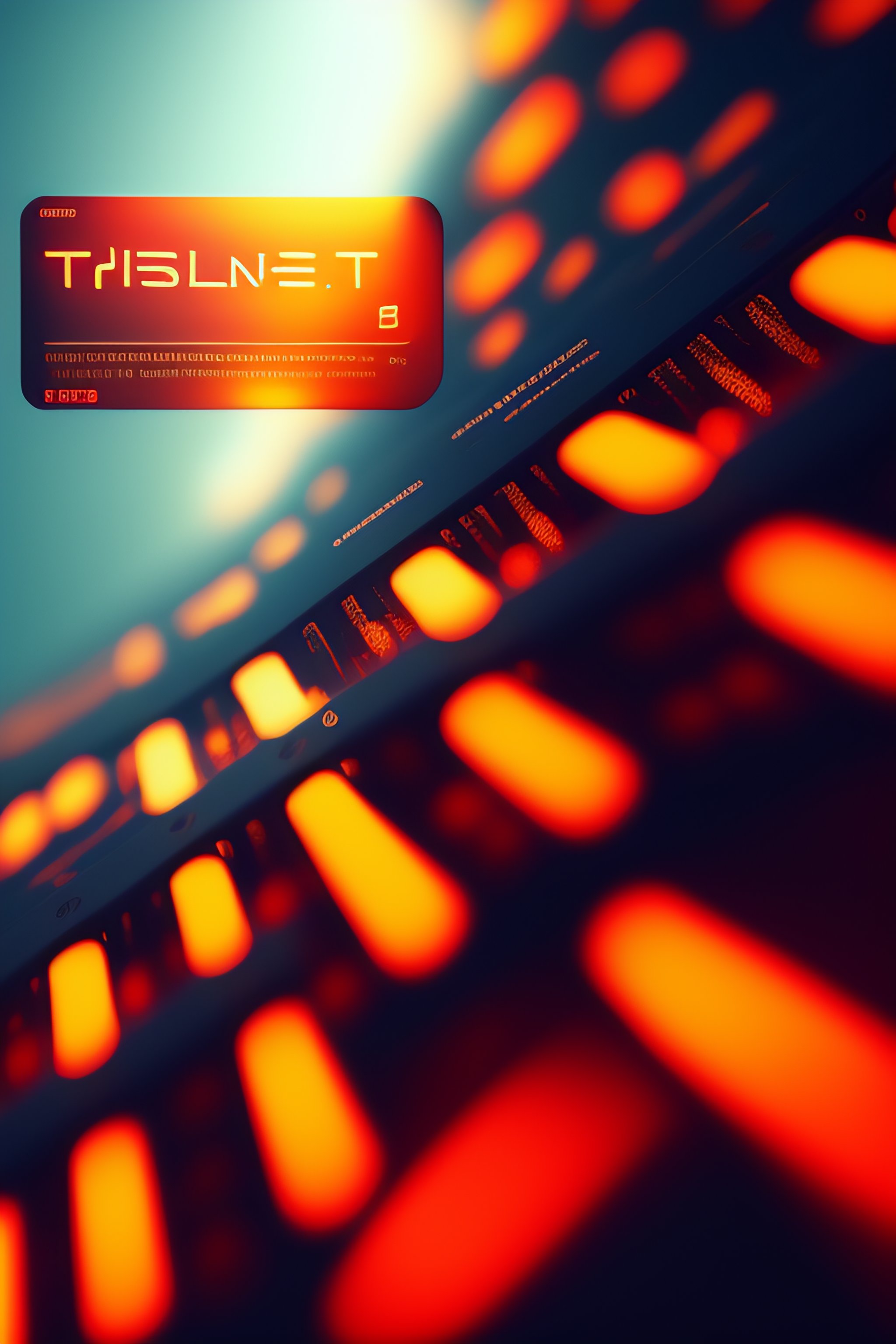 Lexica - Text frames.network, futuristic, orange color, birght deep ...