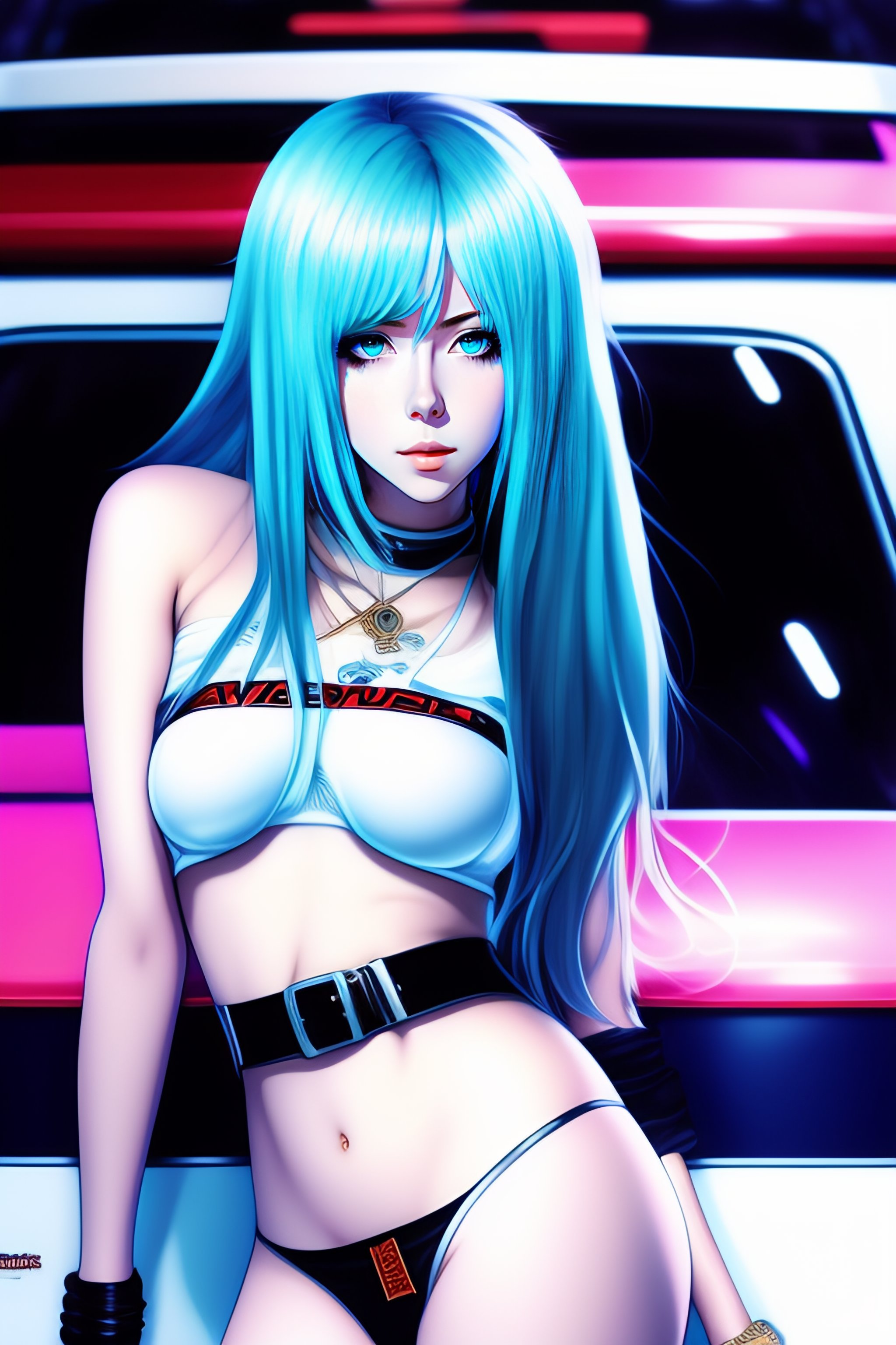 Lexica - Avril Lavigne doujinshi photorealistic in Akira style pantsu