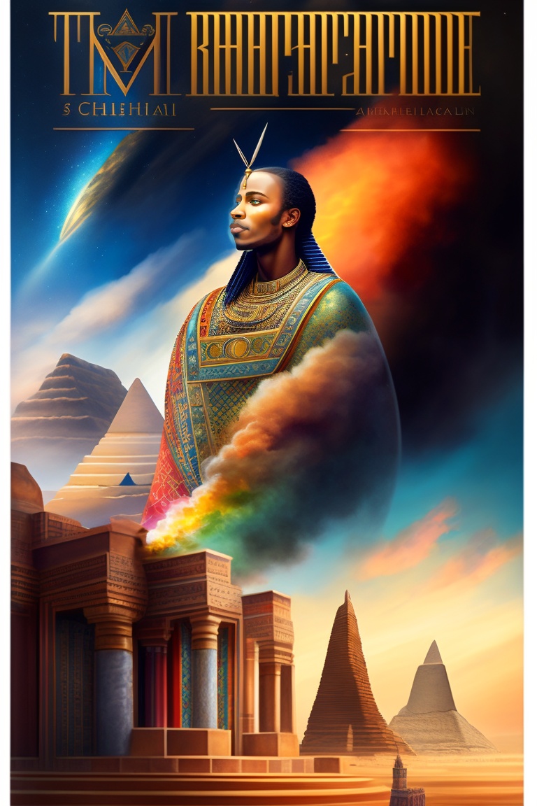 Lexica Time travel,Ancient Egypt Ethiopian, chronograph,graphic