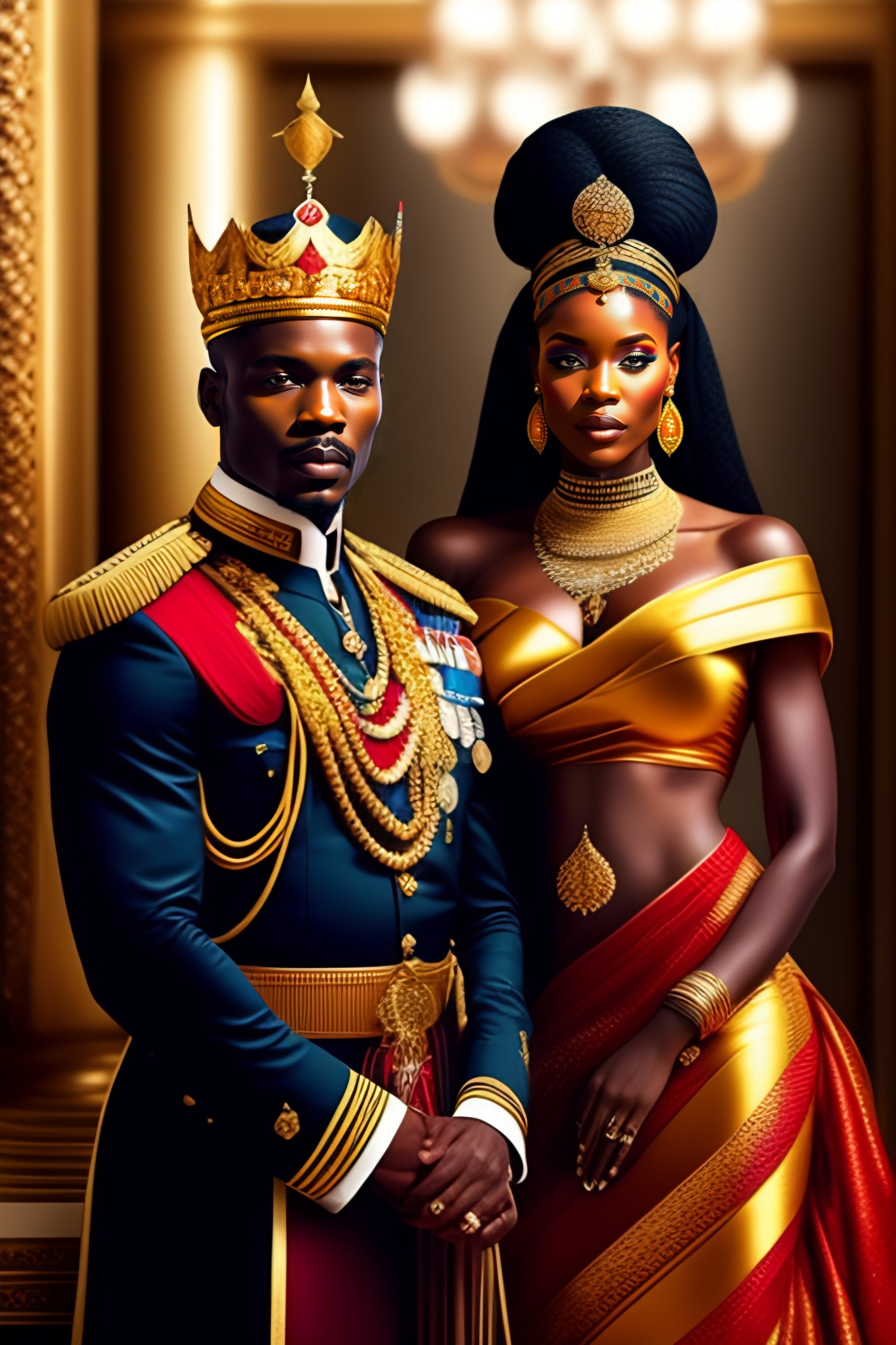 Lexica Rich Royal African King And Queen 