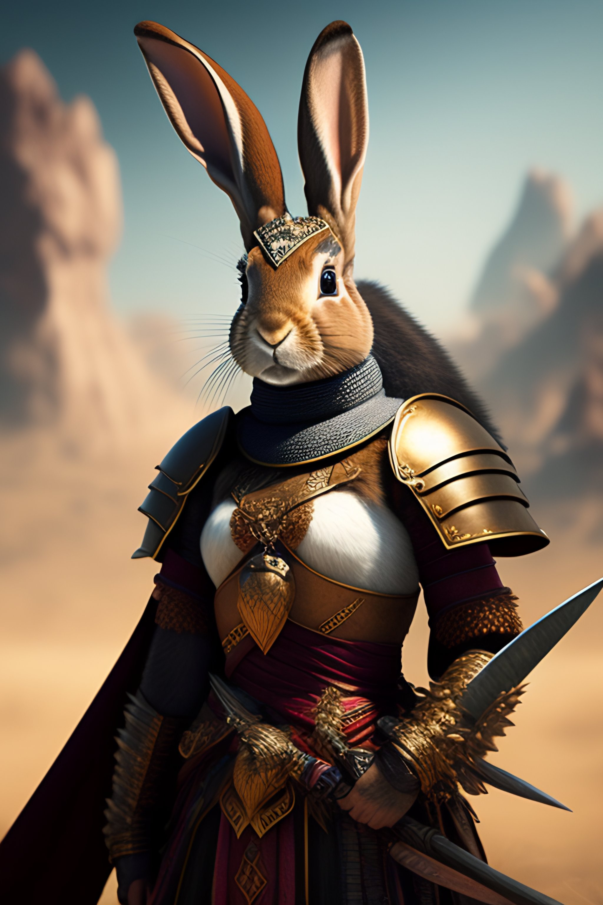 Lexica - Rabbit female warrior