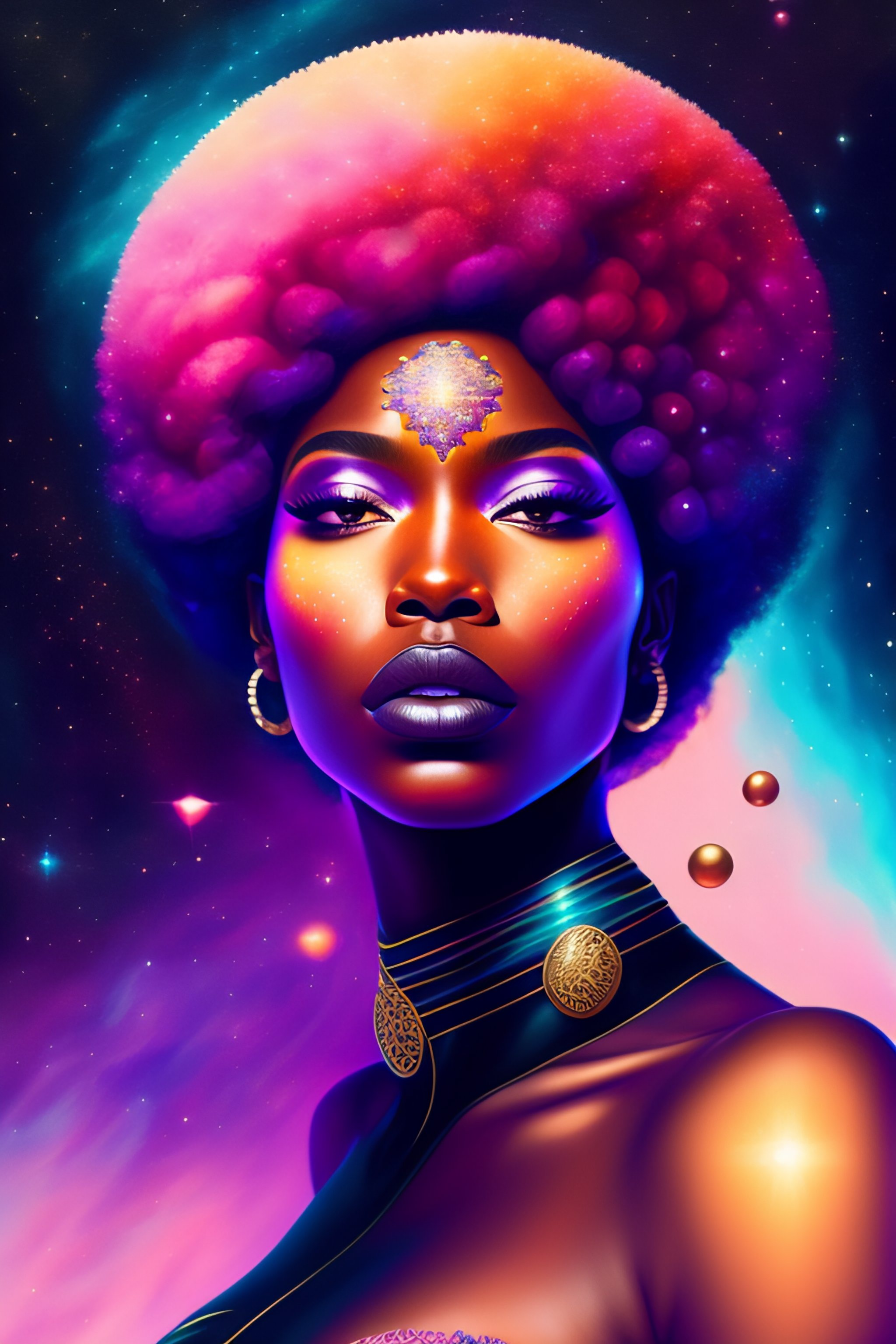 Lexica - You are the universe experiencing itself., black woman ...