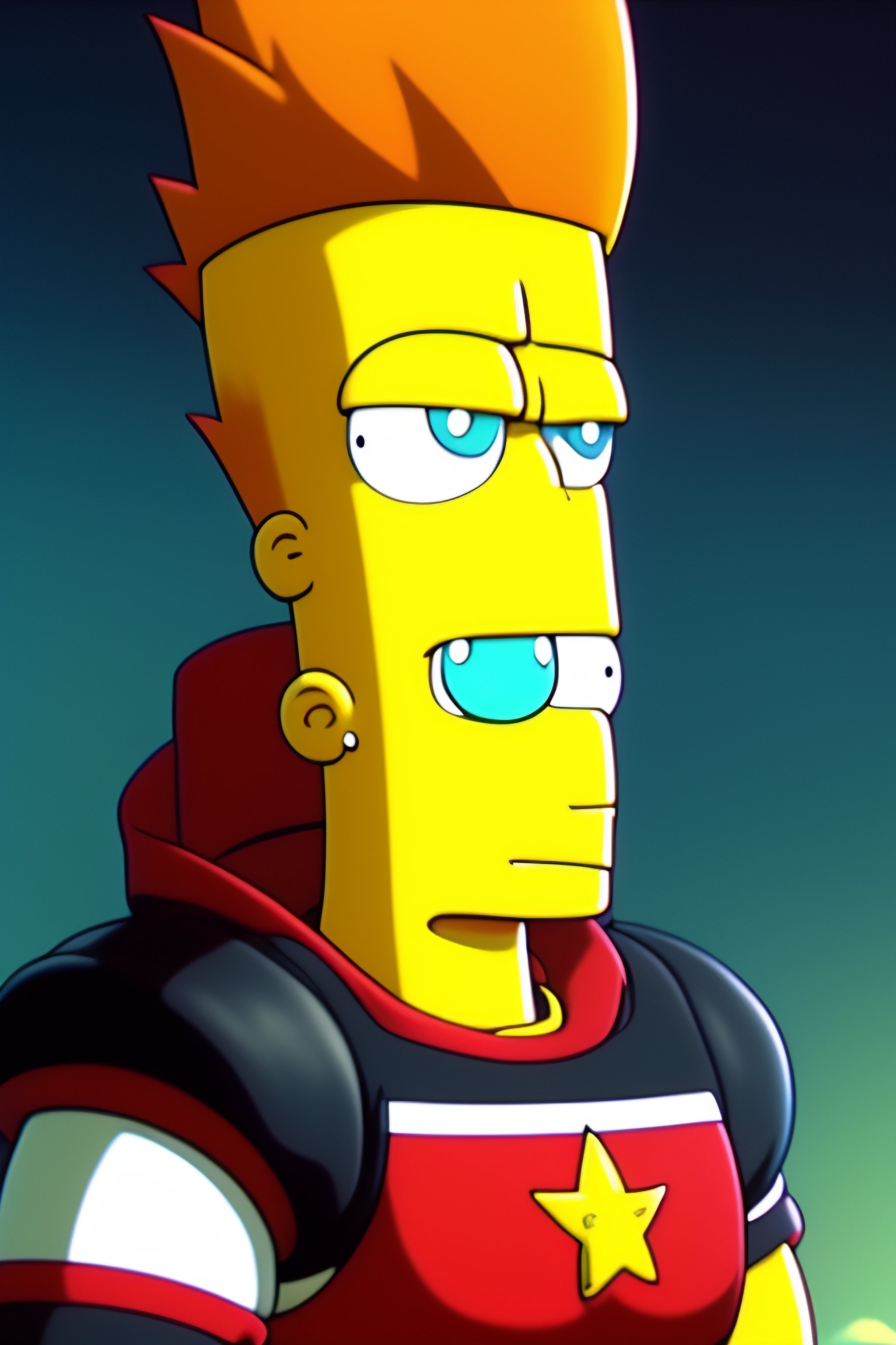 Lexica - Bart Simpson anime