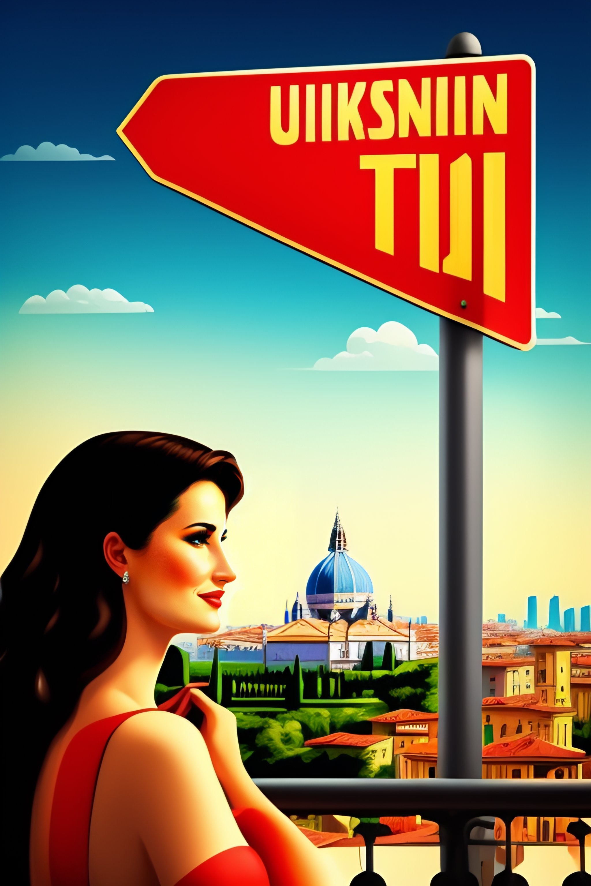 lexica-trip-to-italy-there-is-a-signboard-pointing-towards-italy