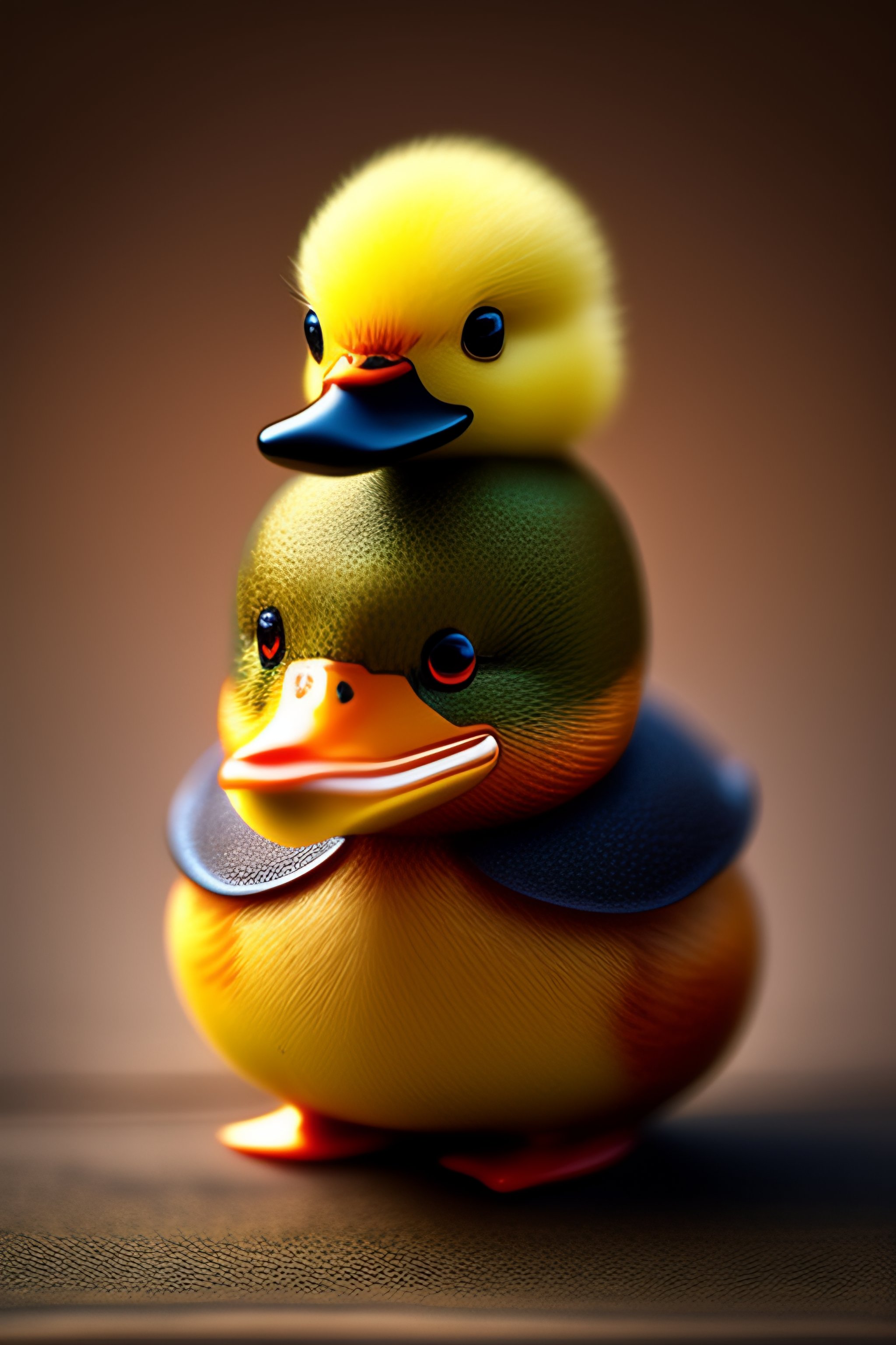 Lexica Little duck holding knife