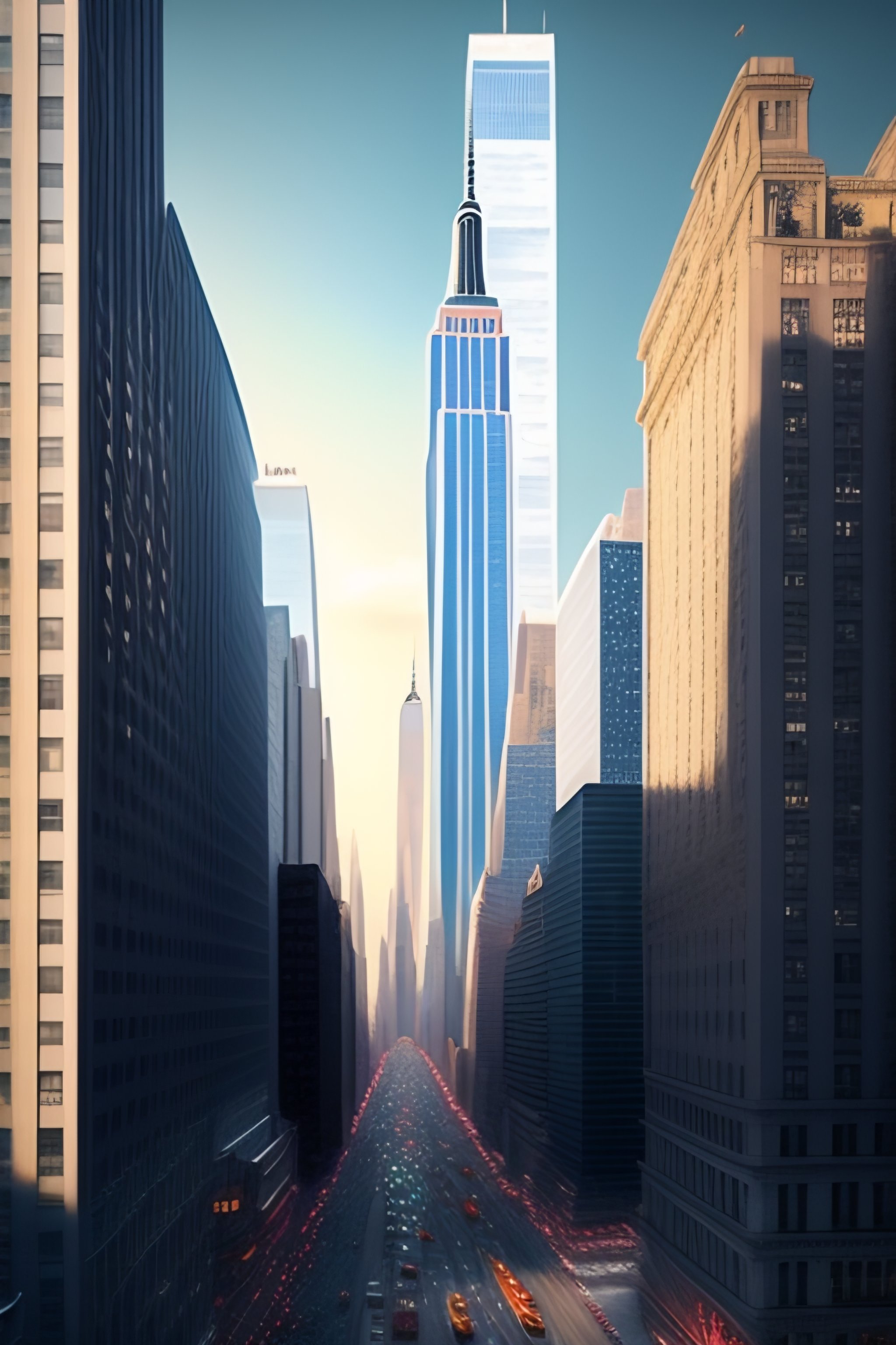 Lexica Pastel new york city, hyper realistic, ultra detailed, ar 32