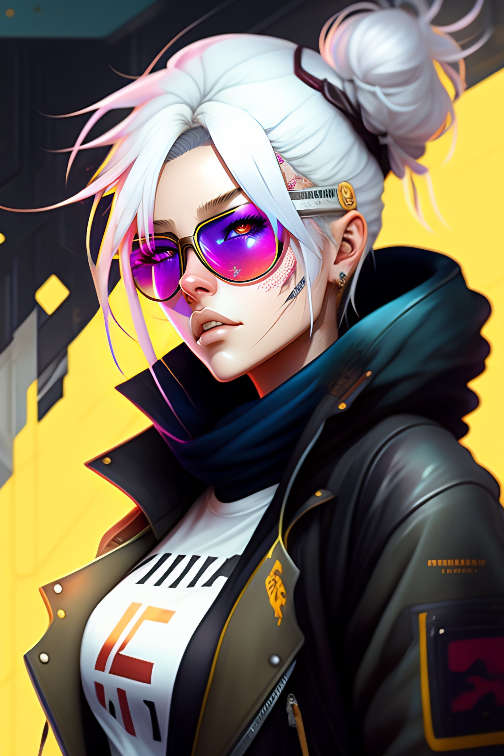 Lexica - Mercy overwatch highly detailed portrait of a sewer emo punk ...