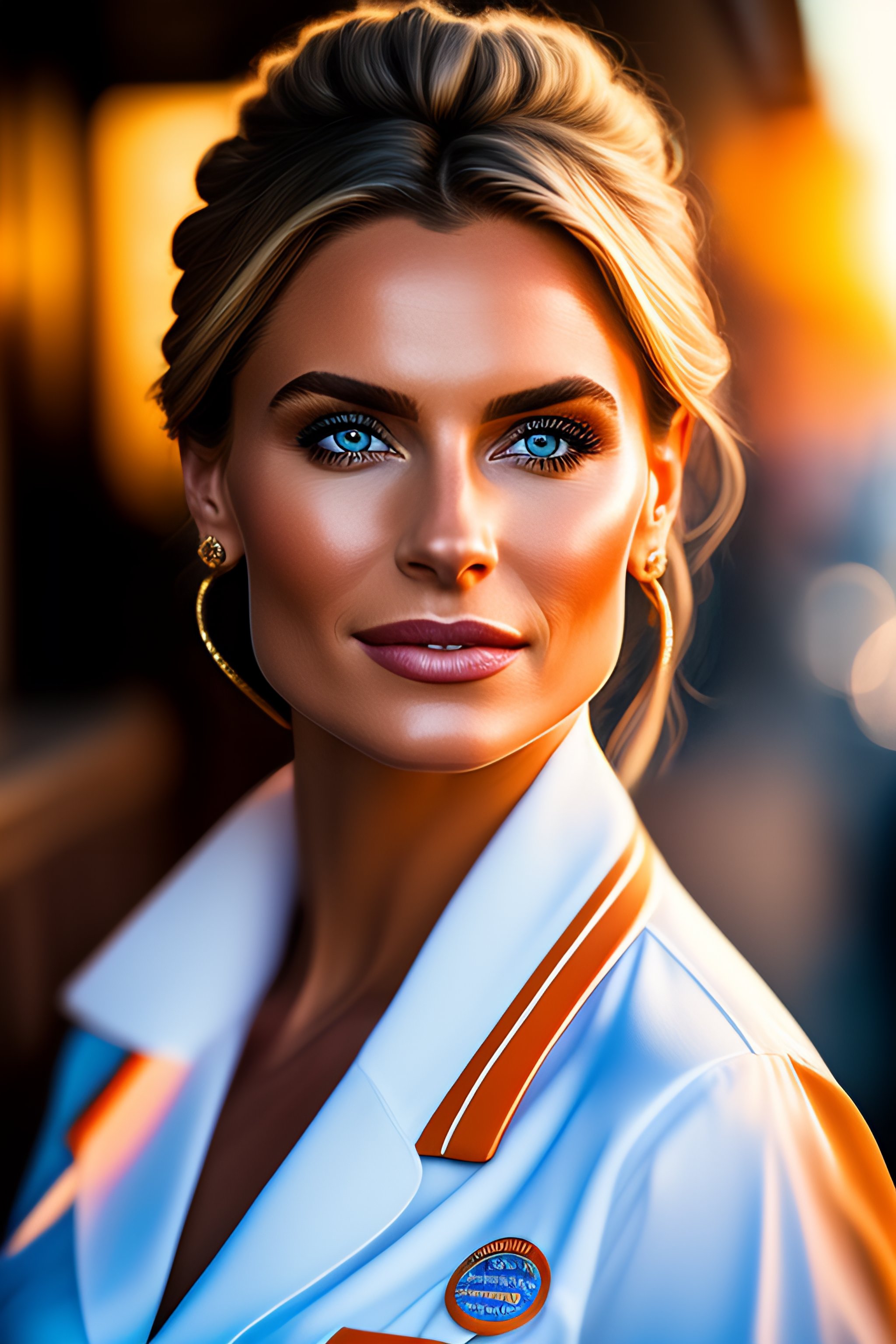 Lexica - A highly detailed cinematic headshot photograph of a beautiful ...