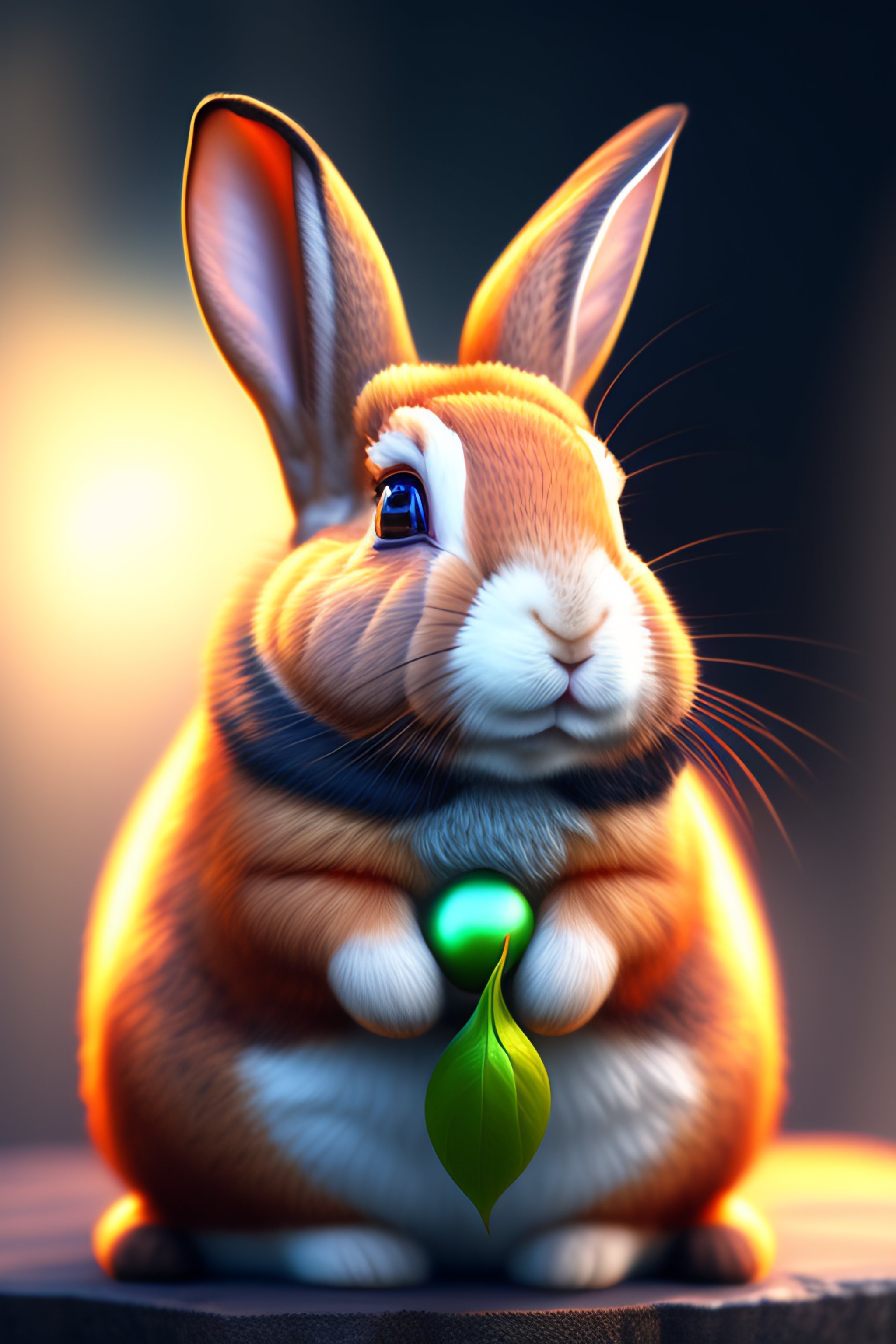 Lexica - Rabbit smiling, fantasy, surrealism, super cute, trending on ...