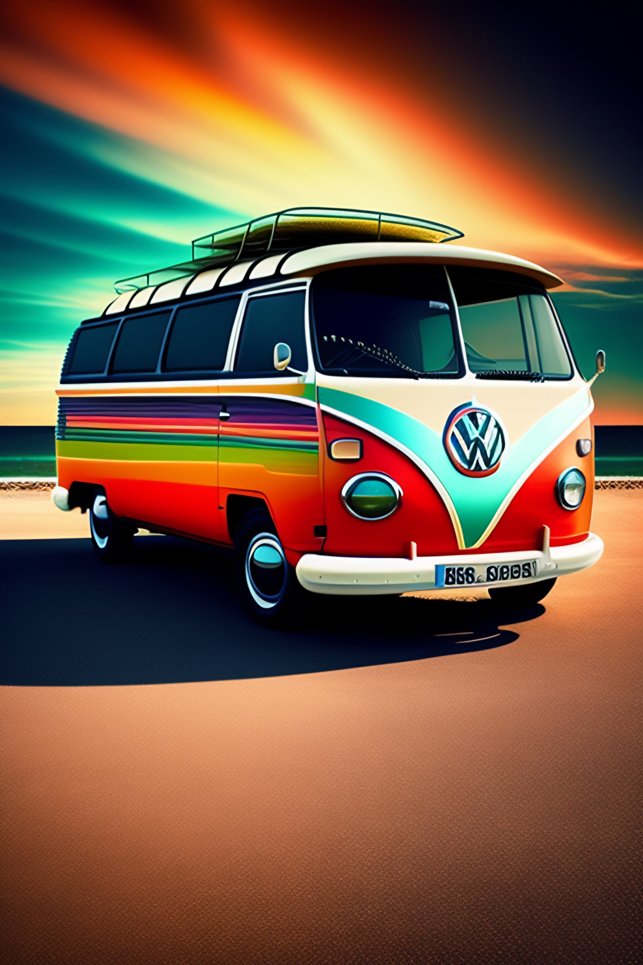 Volkswagen Bus Iphone Wallpaper
