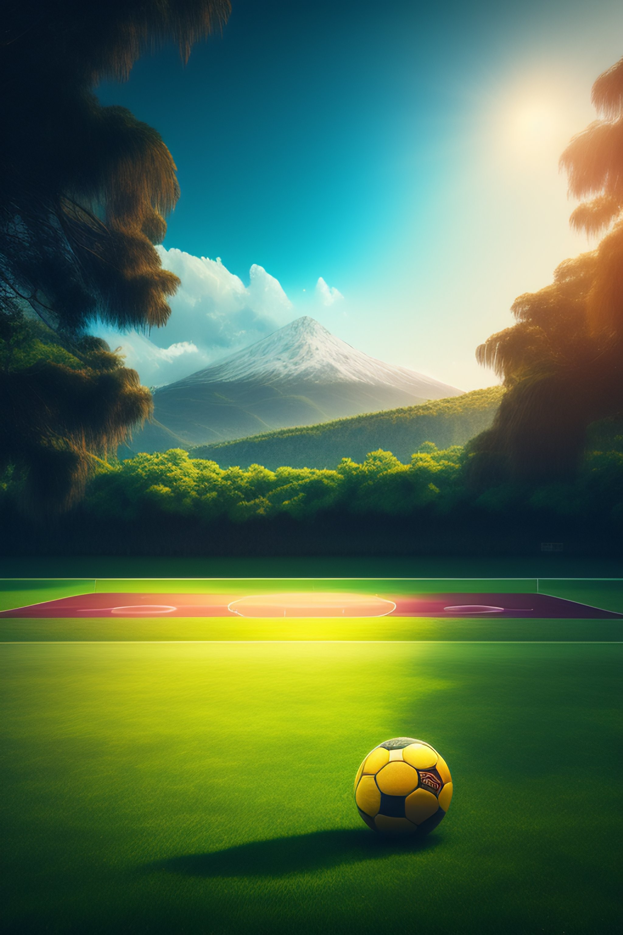 lexica-image-of-a-soccer-field-in-the-heavenly-paradise