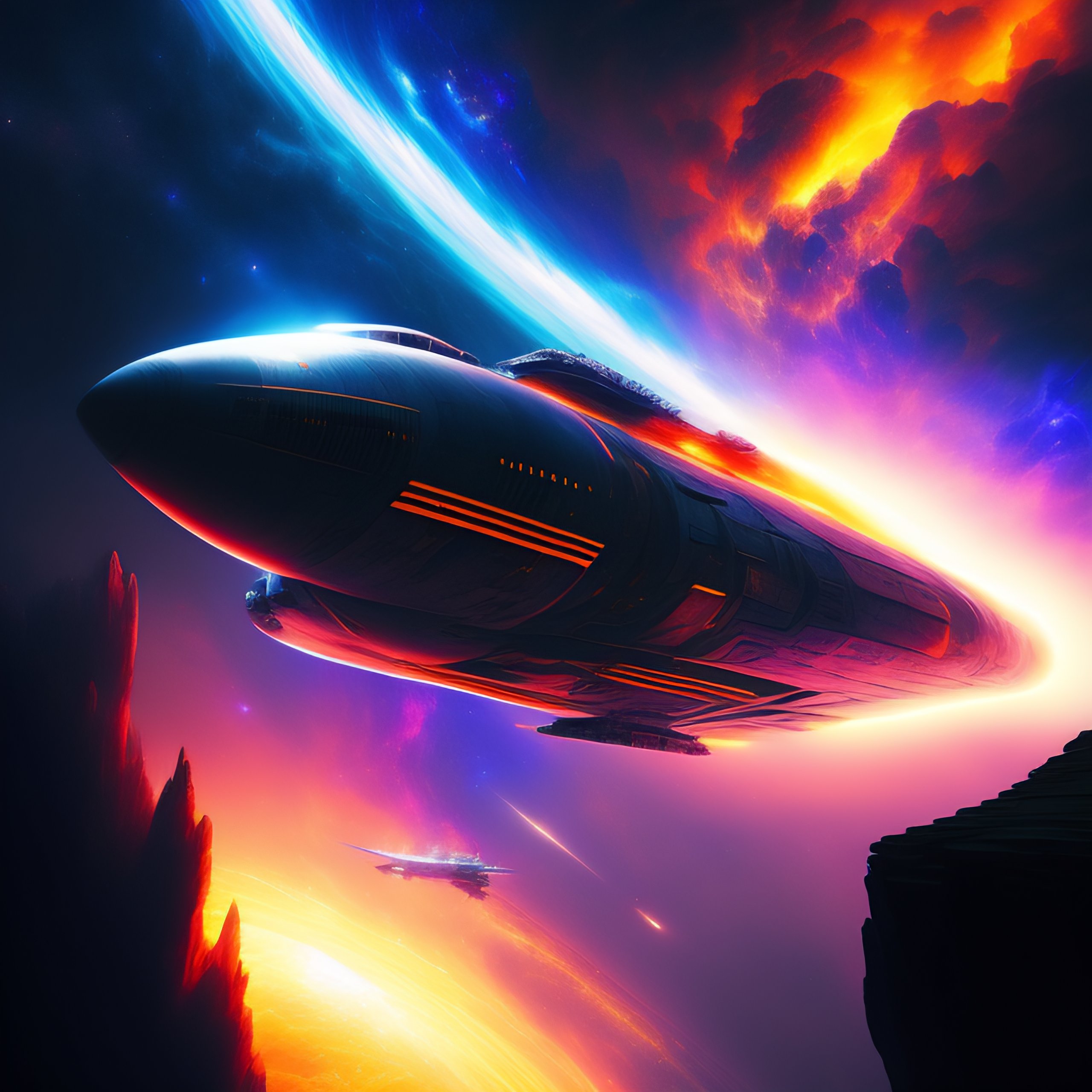 Lexica - Spacescape, The void, Deep space, Starship, dogfight ...