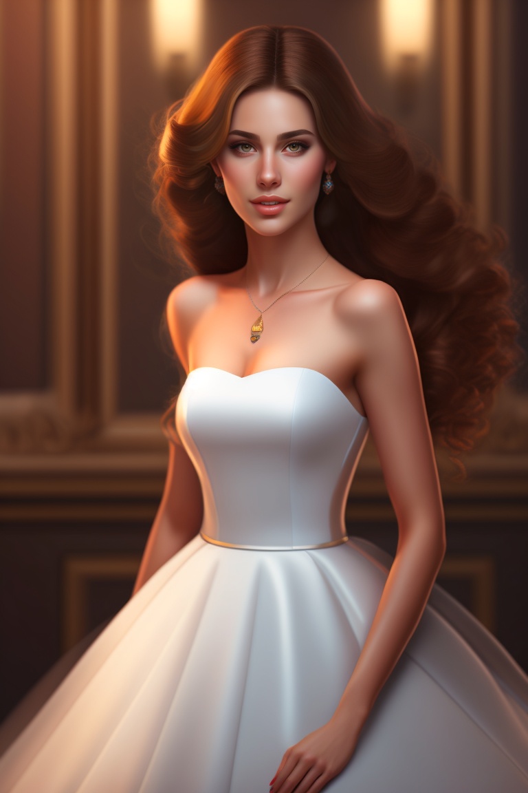 lexica-hot-white-girl-tide-white-dress-brown-hair-realistic-looking