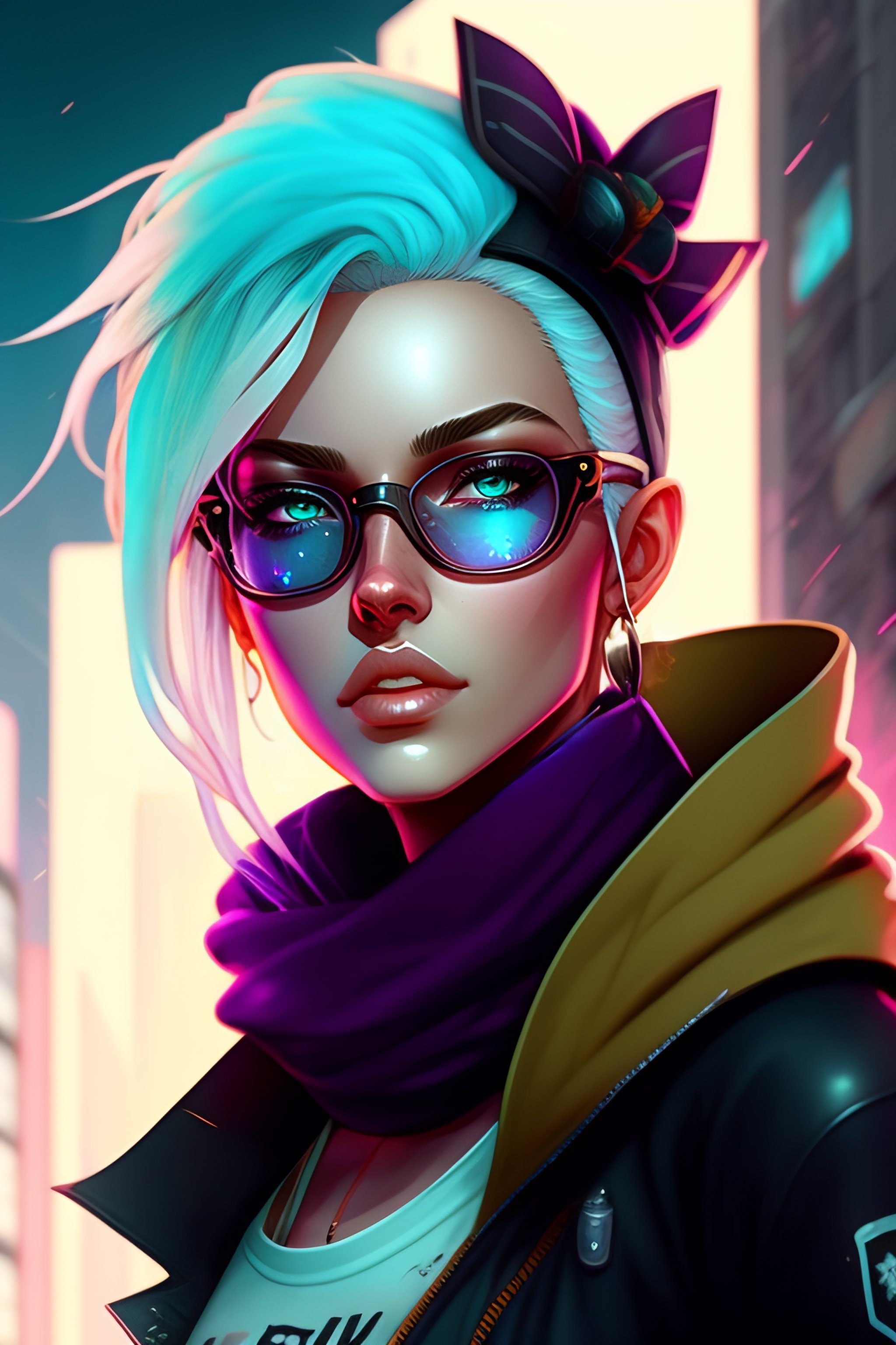 Lexica - Mercy overwatch highly detailed portrait of a sewer emo punk ...