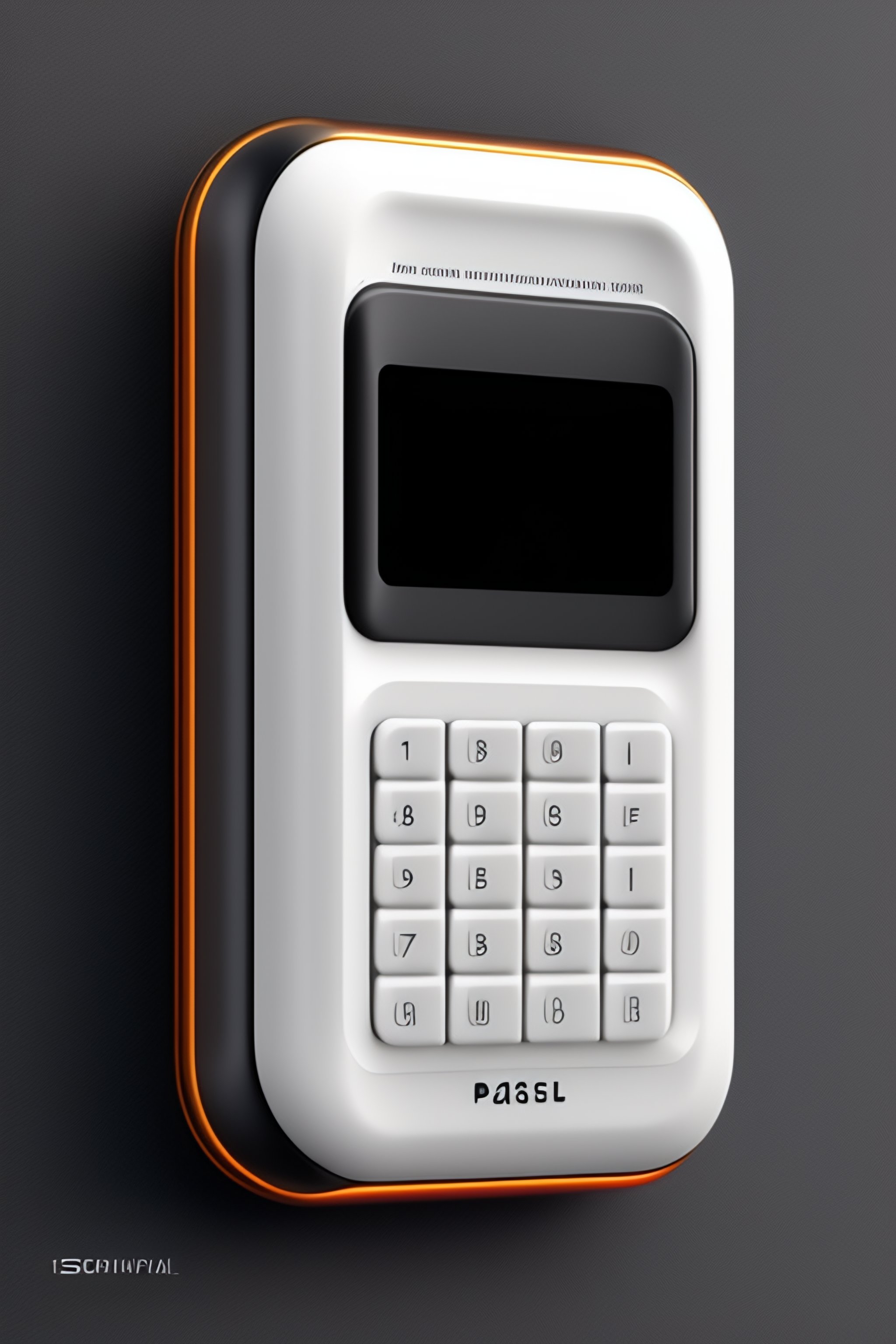 Lexica - Futuristic pager with a full LCD screen without keyboard with ...