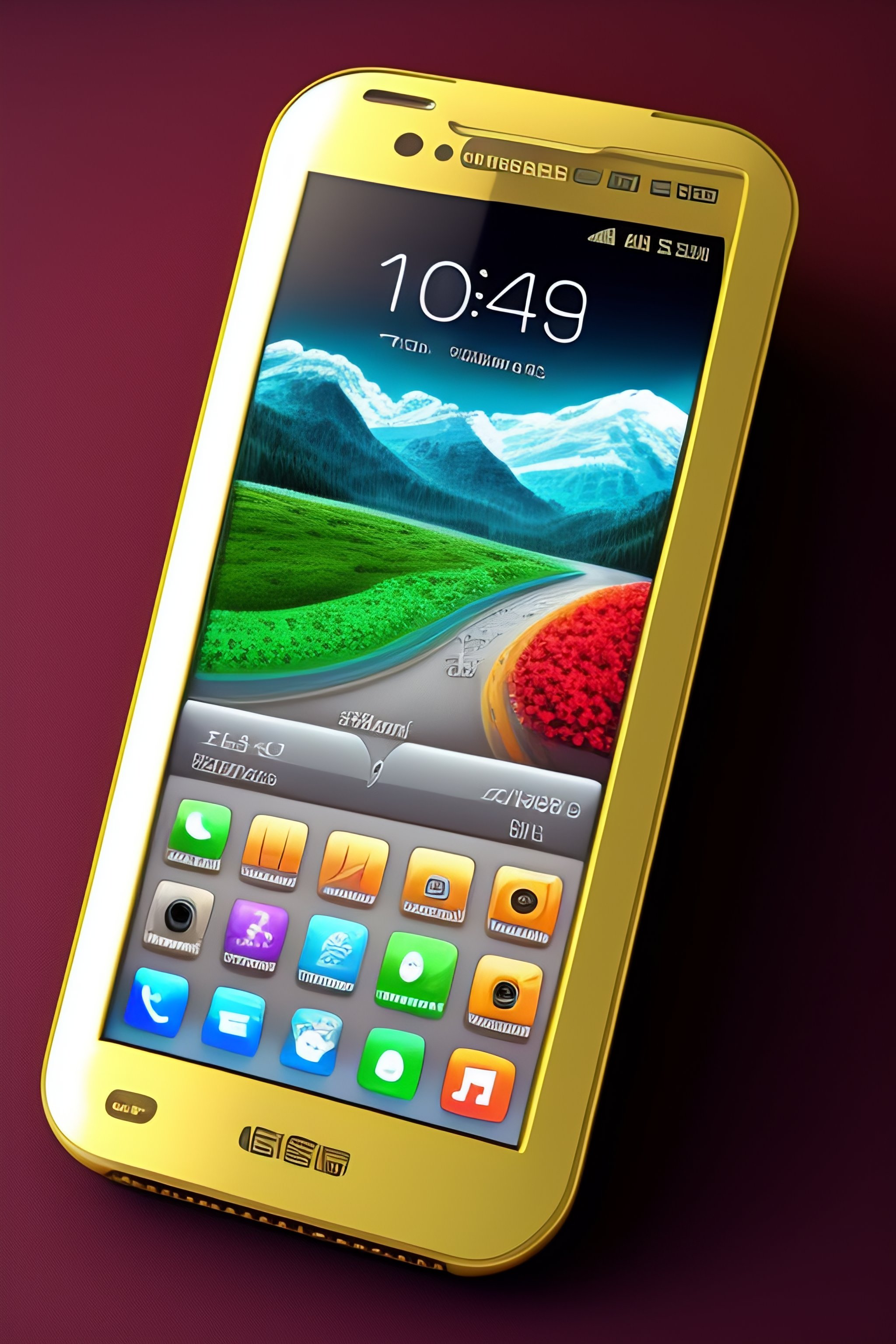 Lexica - A futuristic cell phone with the parts map , digital Art, image size:2048x3072