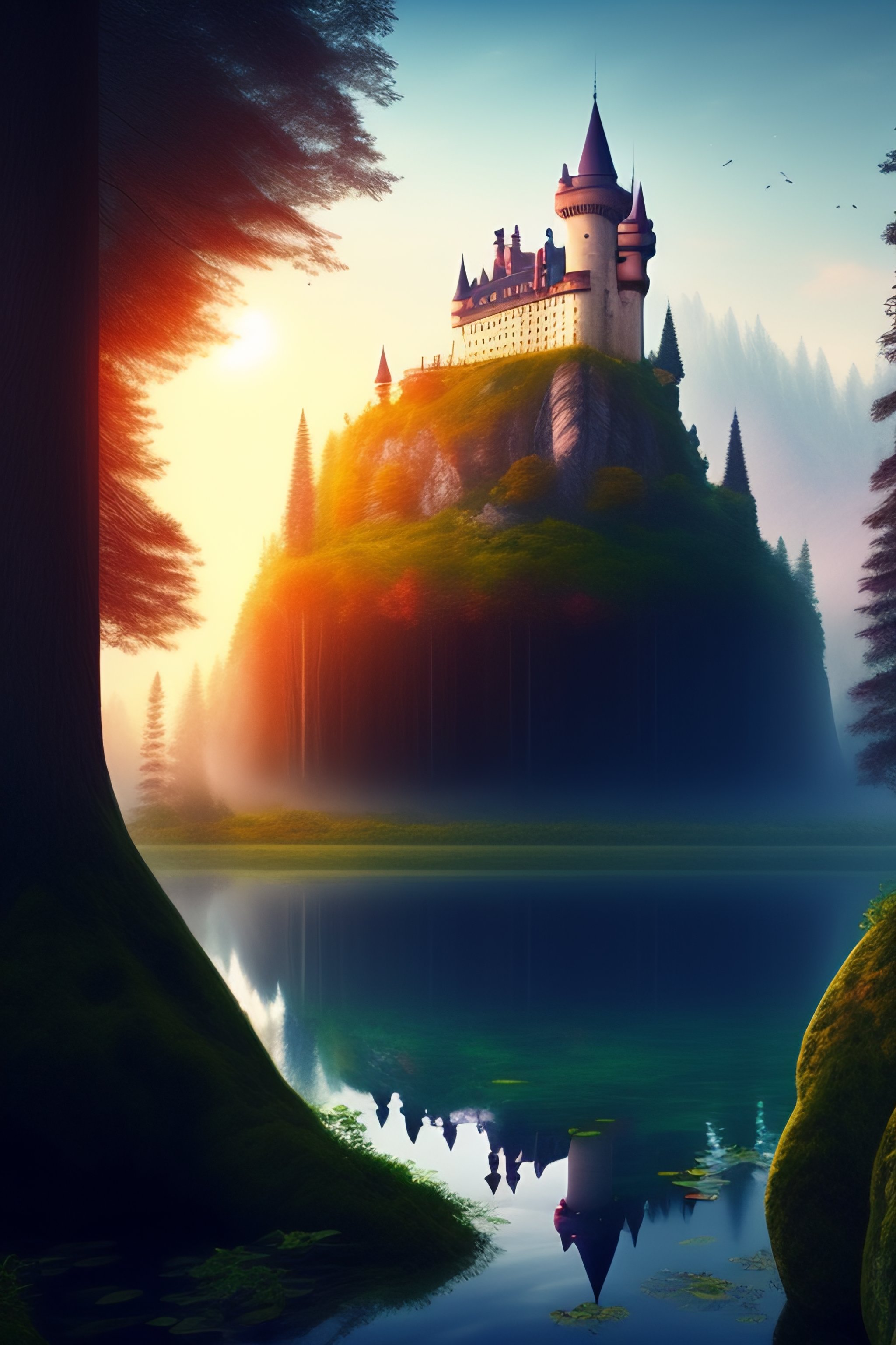 Lexica - Fantasy Forest, Castle, Heaven