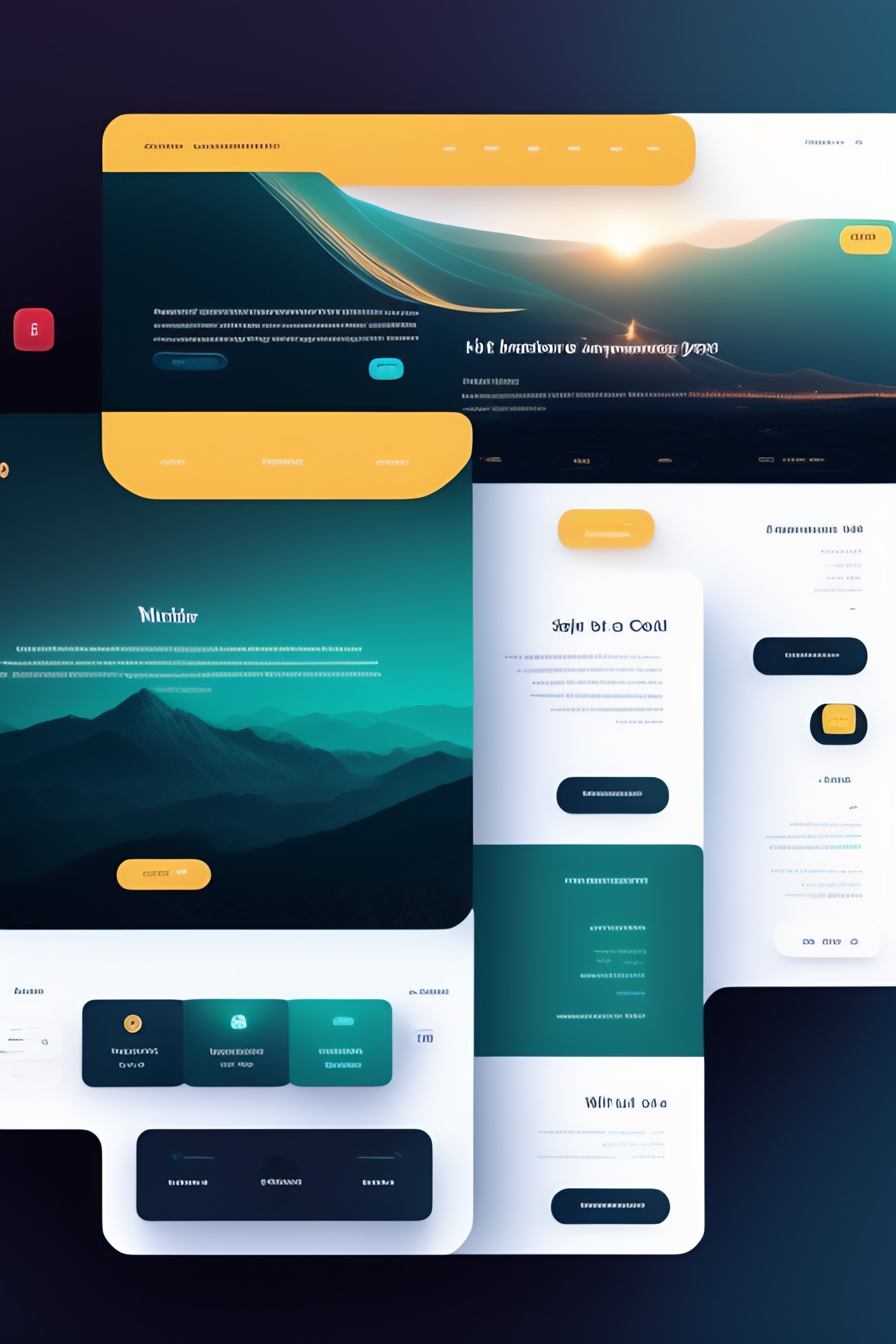 Lexica - High conversion website mind healer minimalist ui. ux 4k