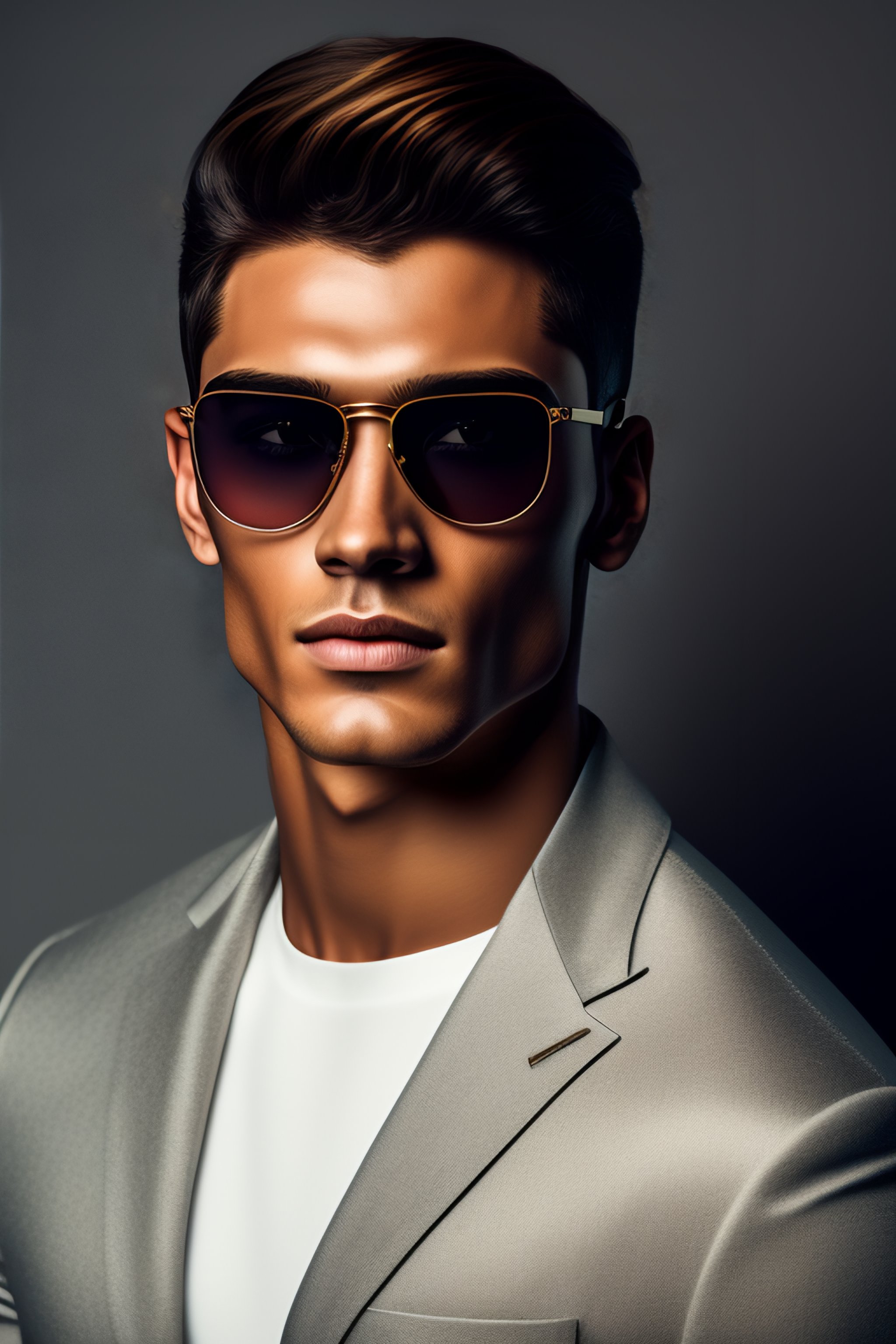 Male models cheap with sunglasses