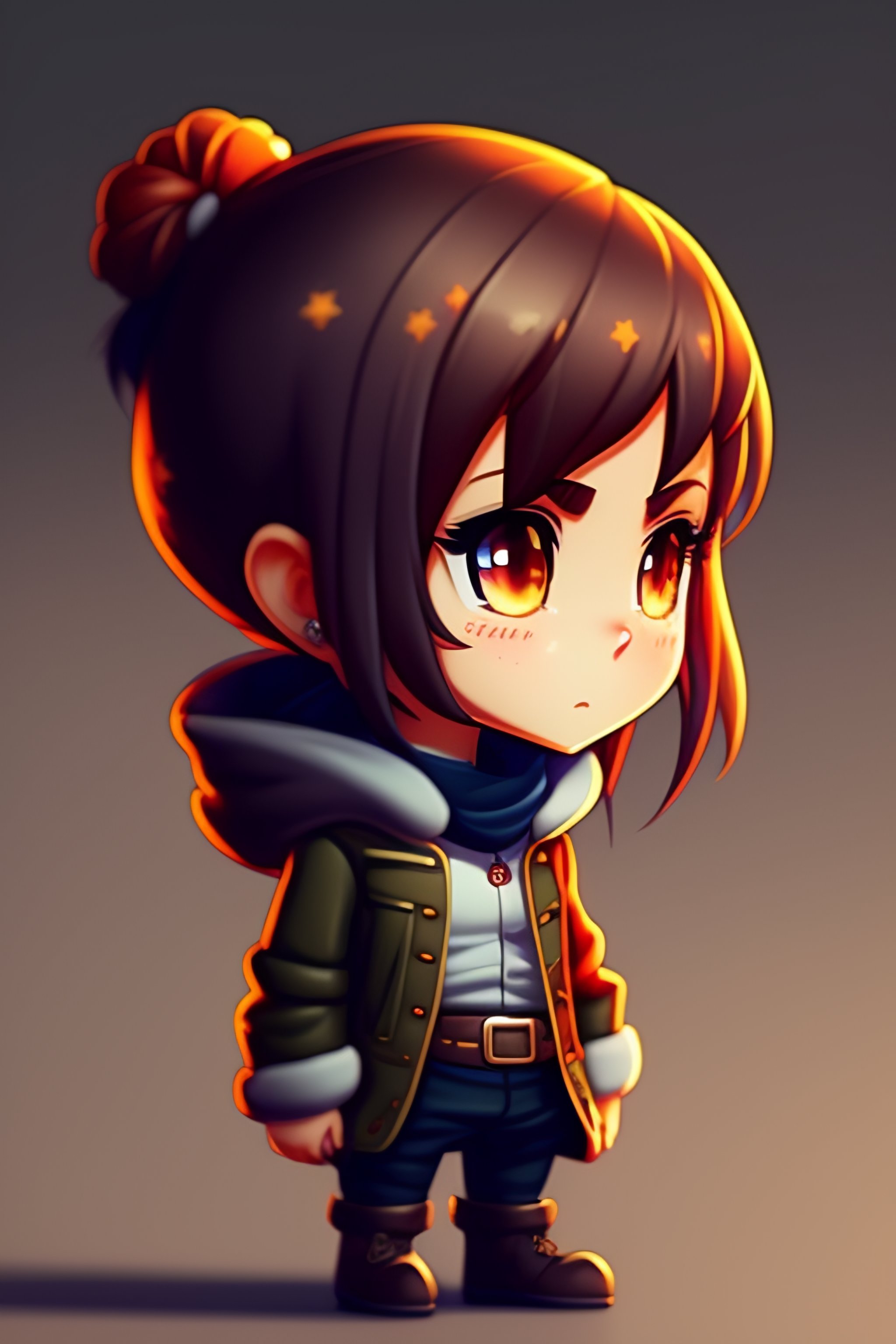 Lexica - Character sprite, 2d side scroller, cute