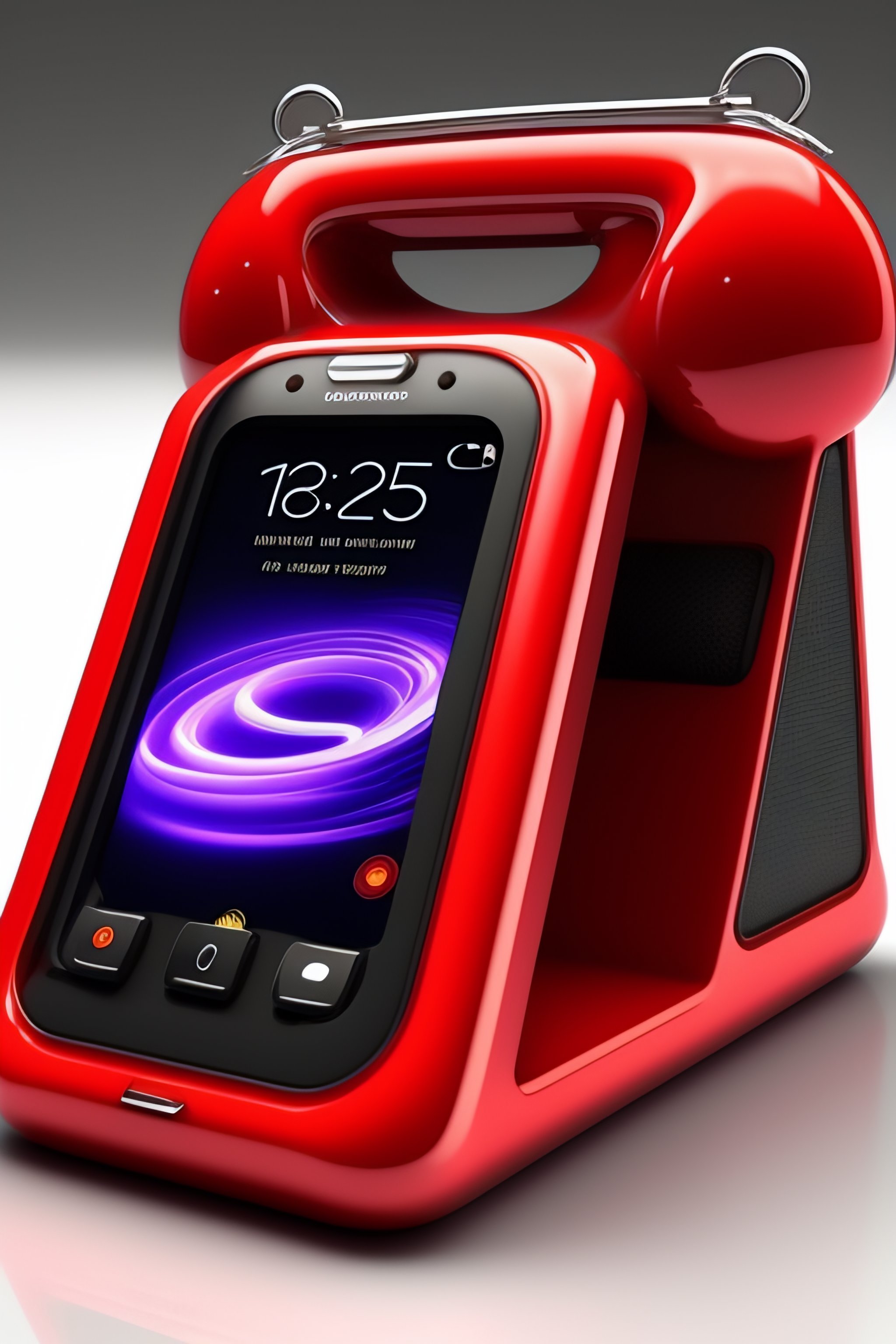 Lexica - Beautiful neon phone mechanism