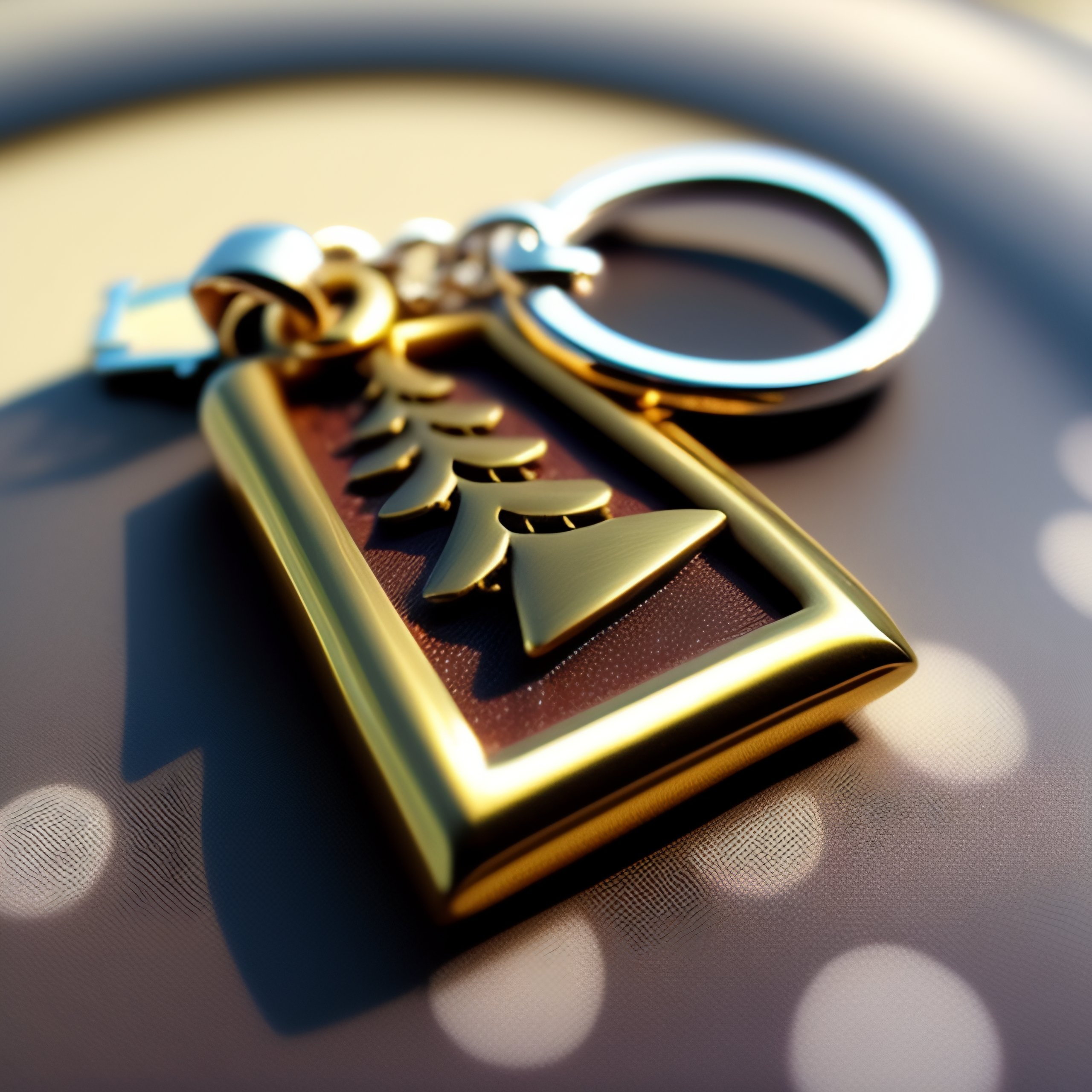 Lexica Keychain project, metal, modern, looks expensive, detailed inside, expensive gift, home