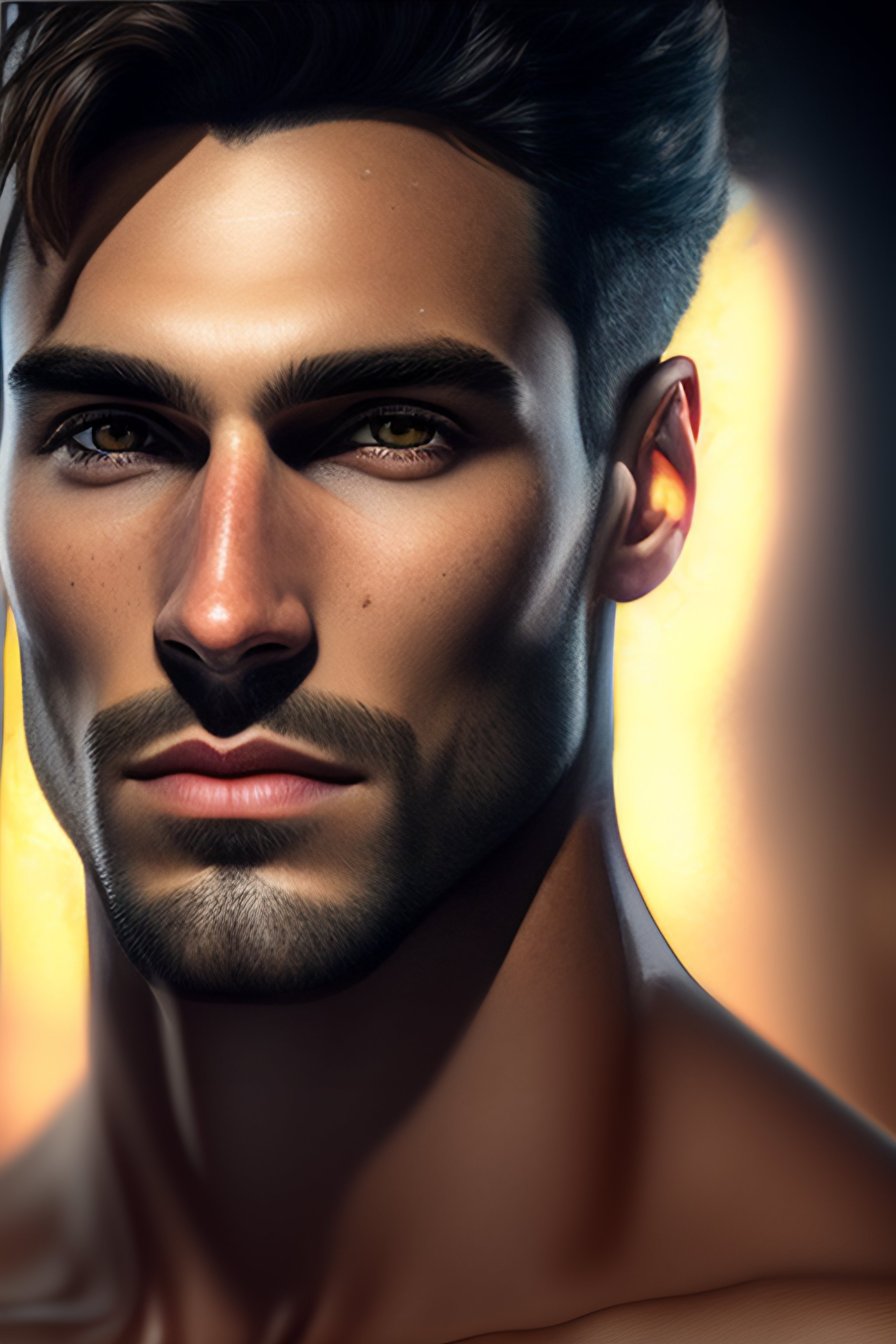 Lexica - A white guy, from south Spain, with dark hair and bright dark ...