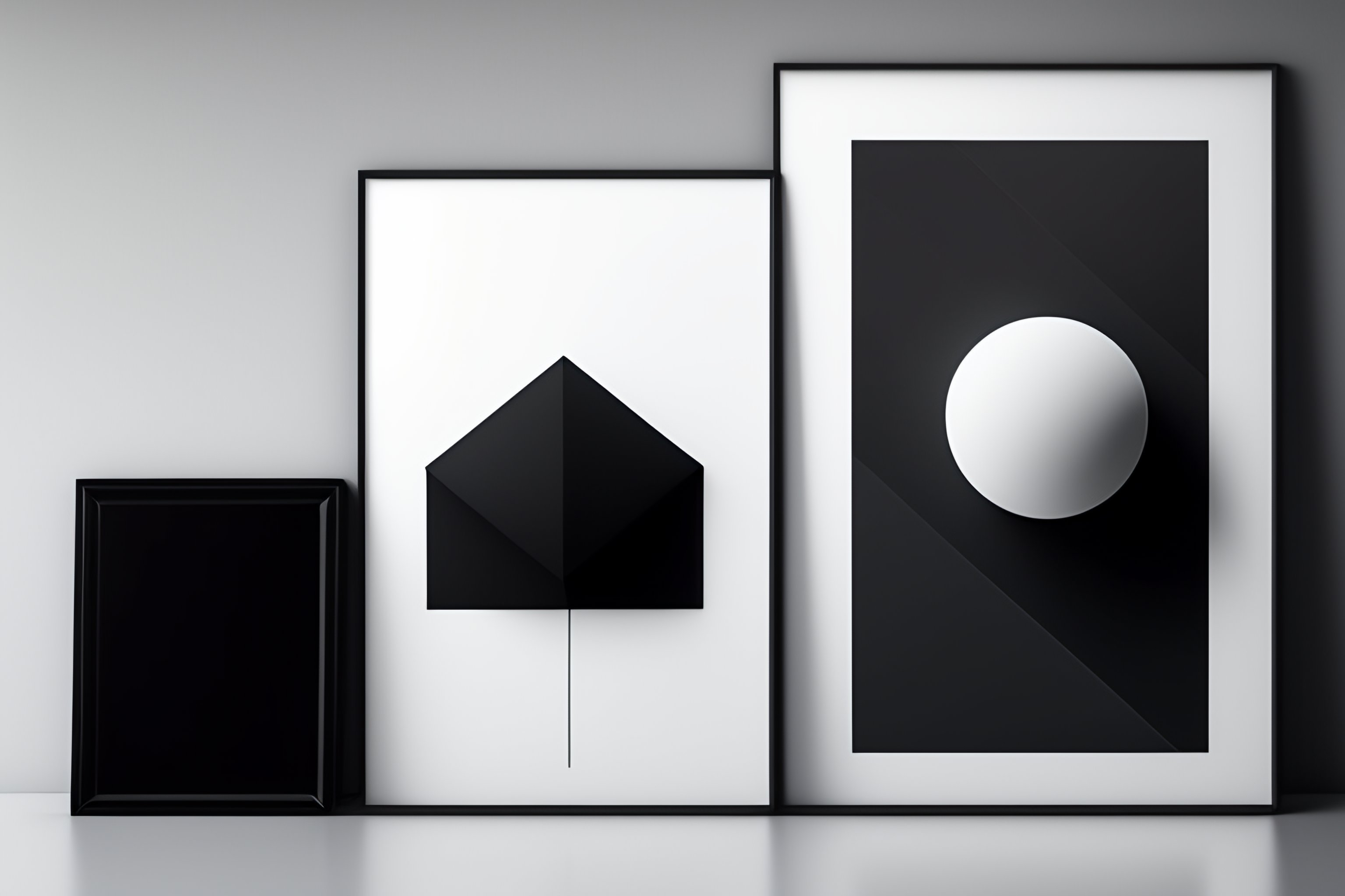 Lexica Canvas, minimalism, black color and ( ( white color ) )
