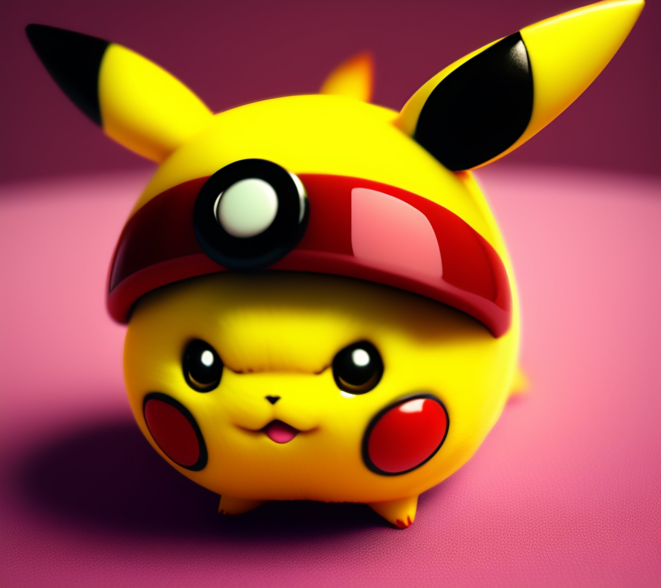 Lexica - Cute pikachu in a pokeball