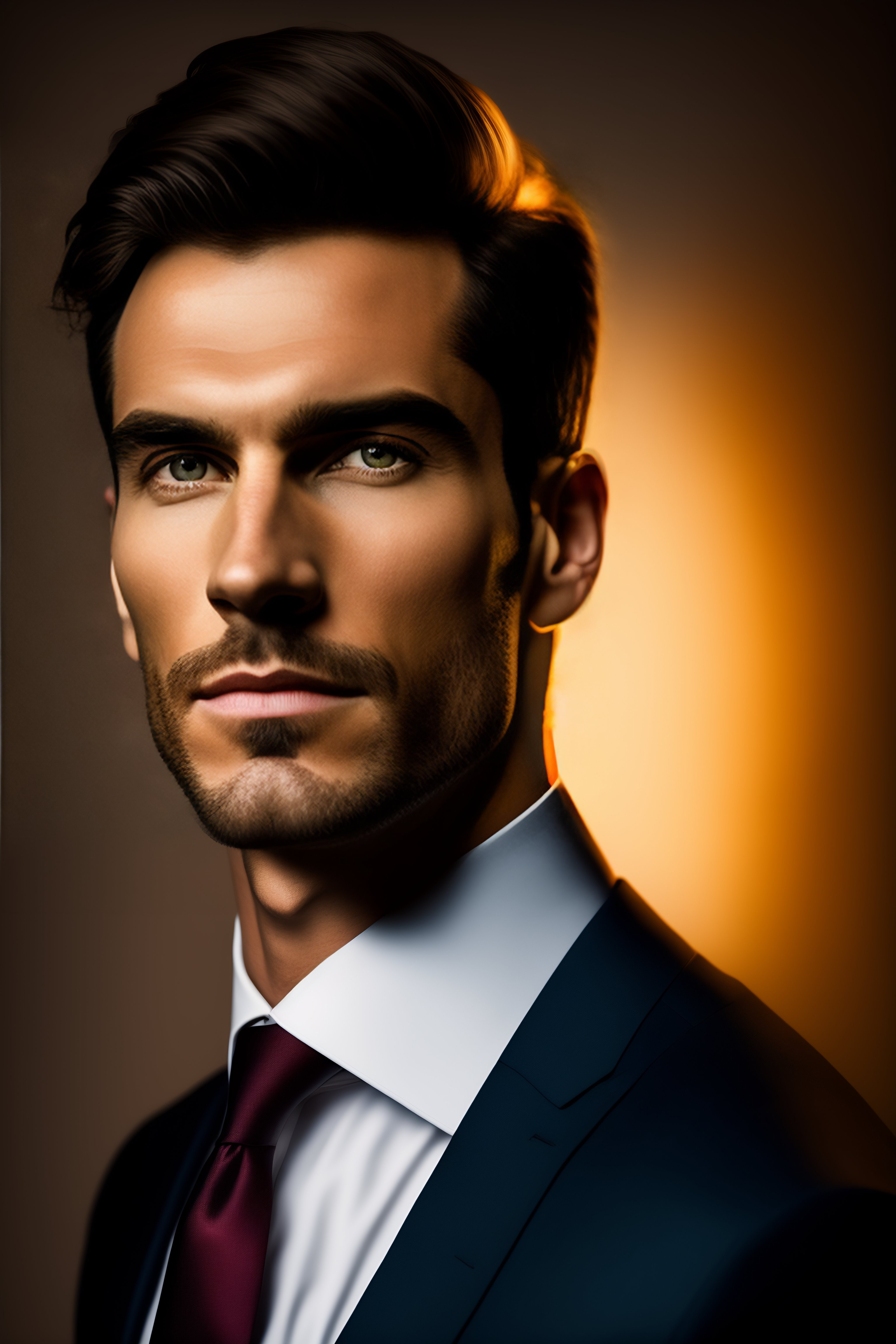 Lexica - Background suitable a portrait photographer showing a man's ...