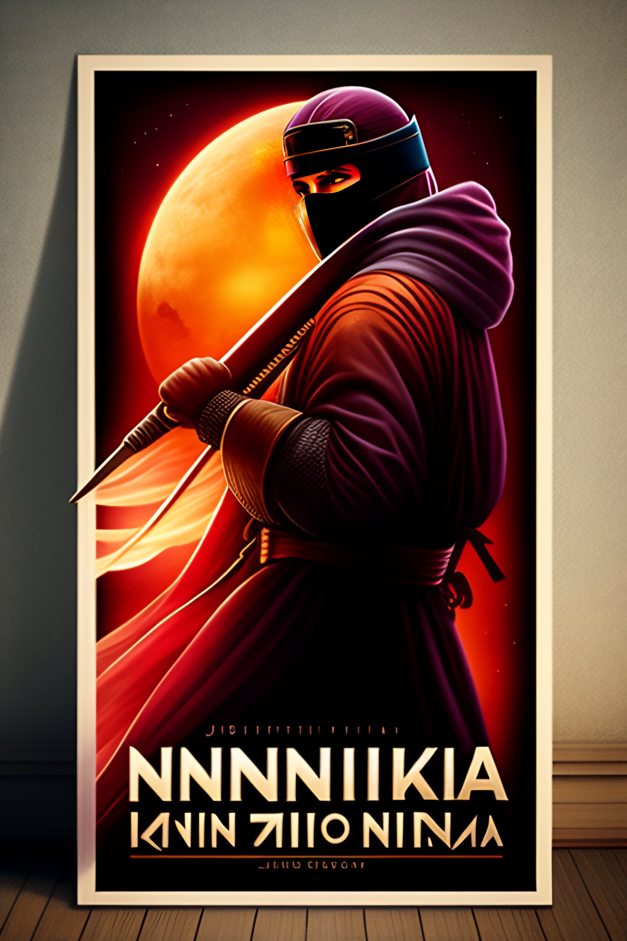 Lexica - Ninja poster like 80s