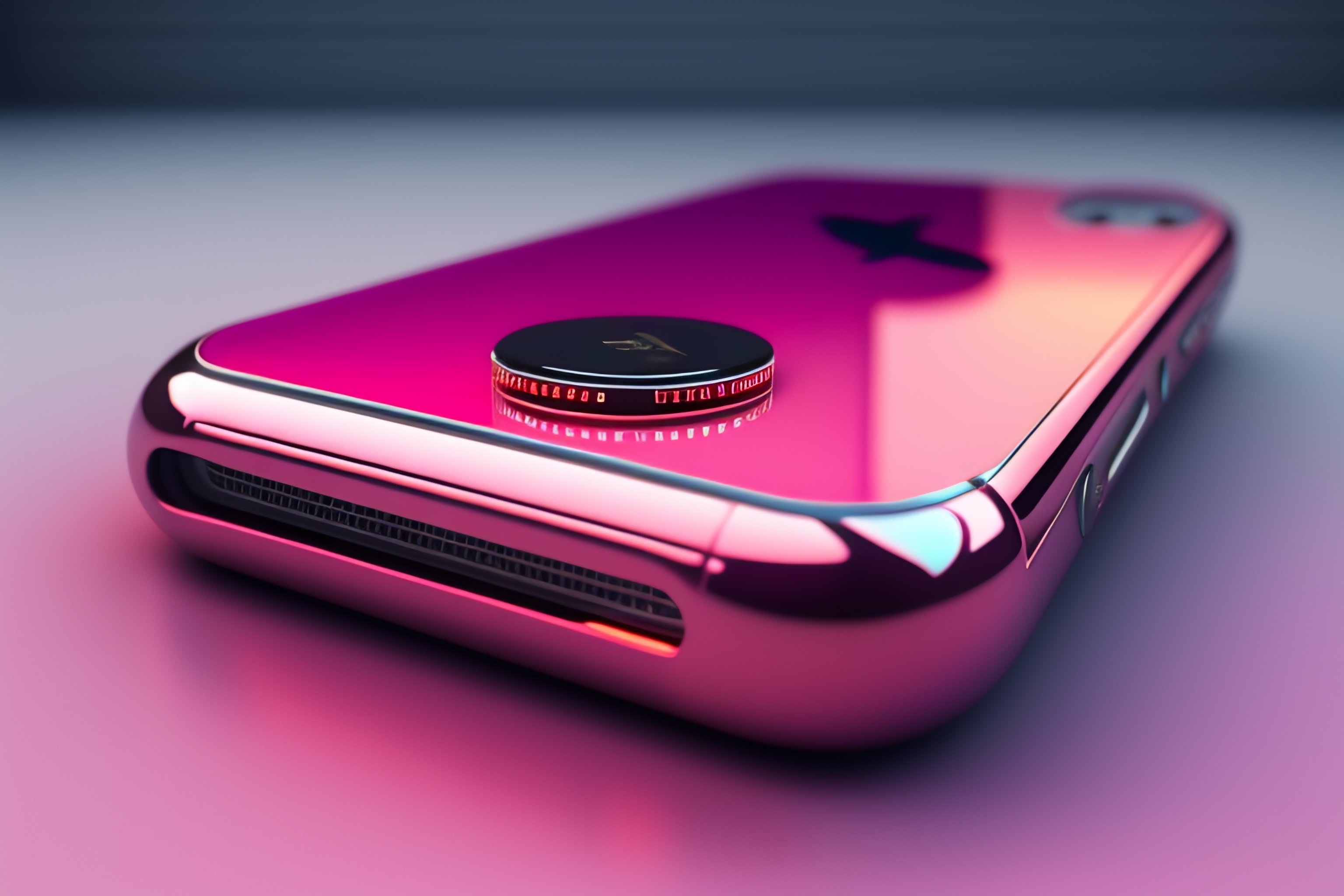 Lexica Vintage Iphone 2000s Retro Mini Computer C4d Render 